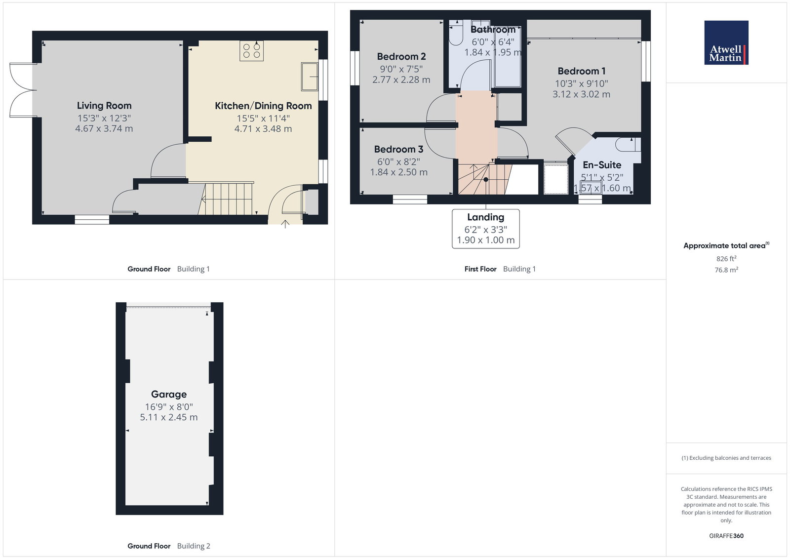 23, Peregrine Court, Calne floorplan