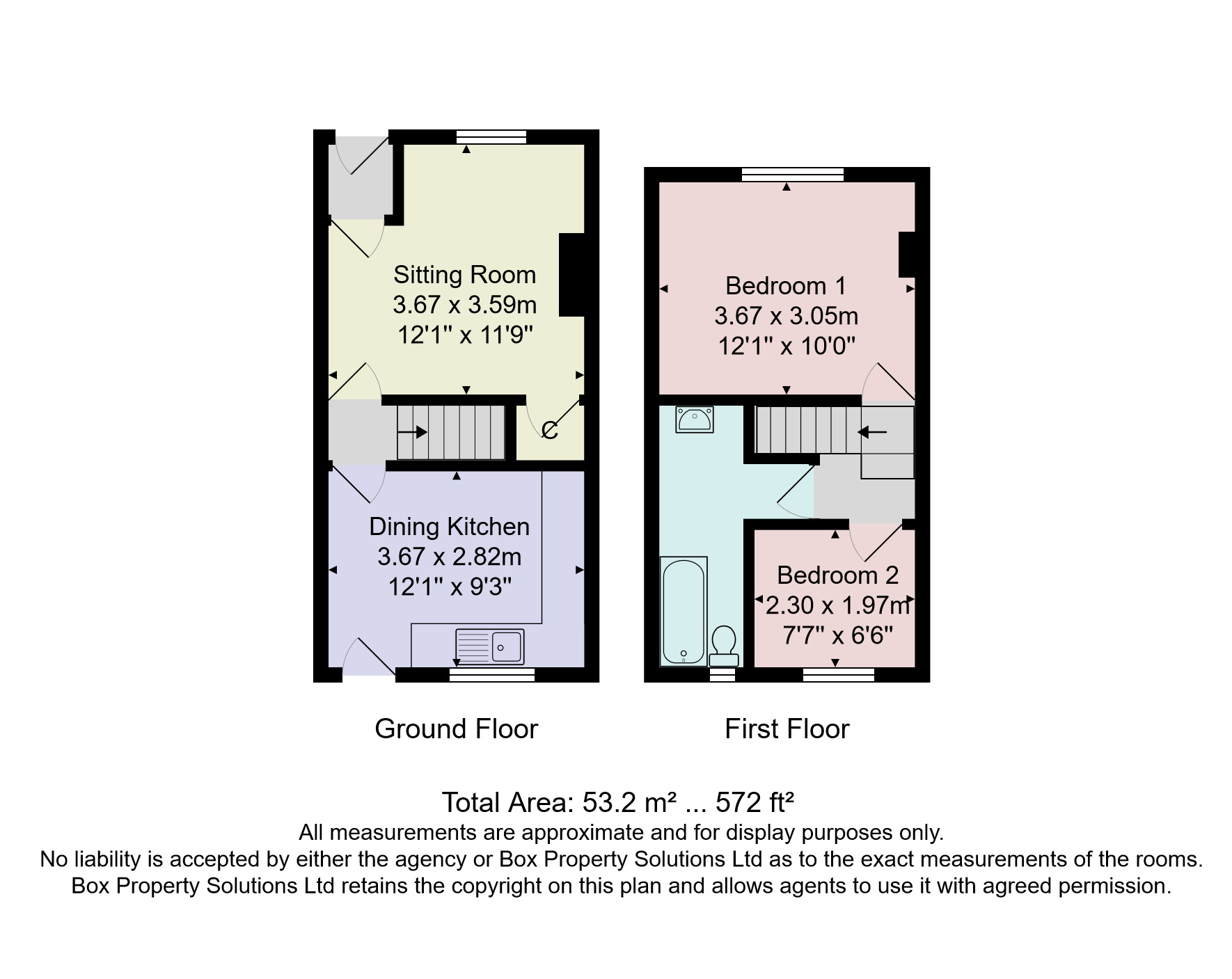 2 bed terraced house for sale in Butler Road, Harrogate HG1 Zoopla