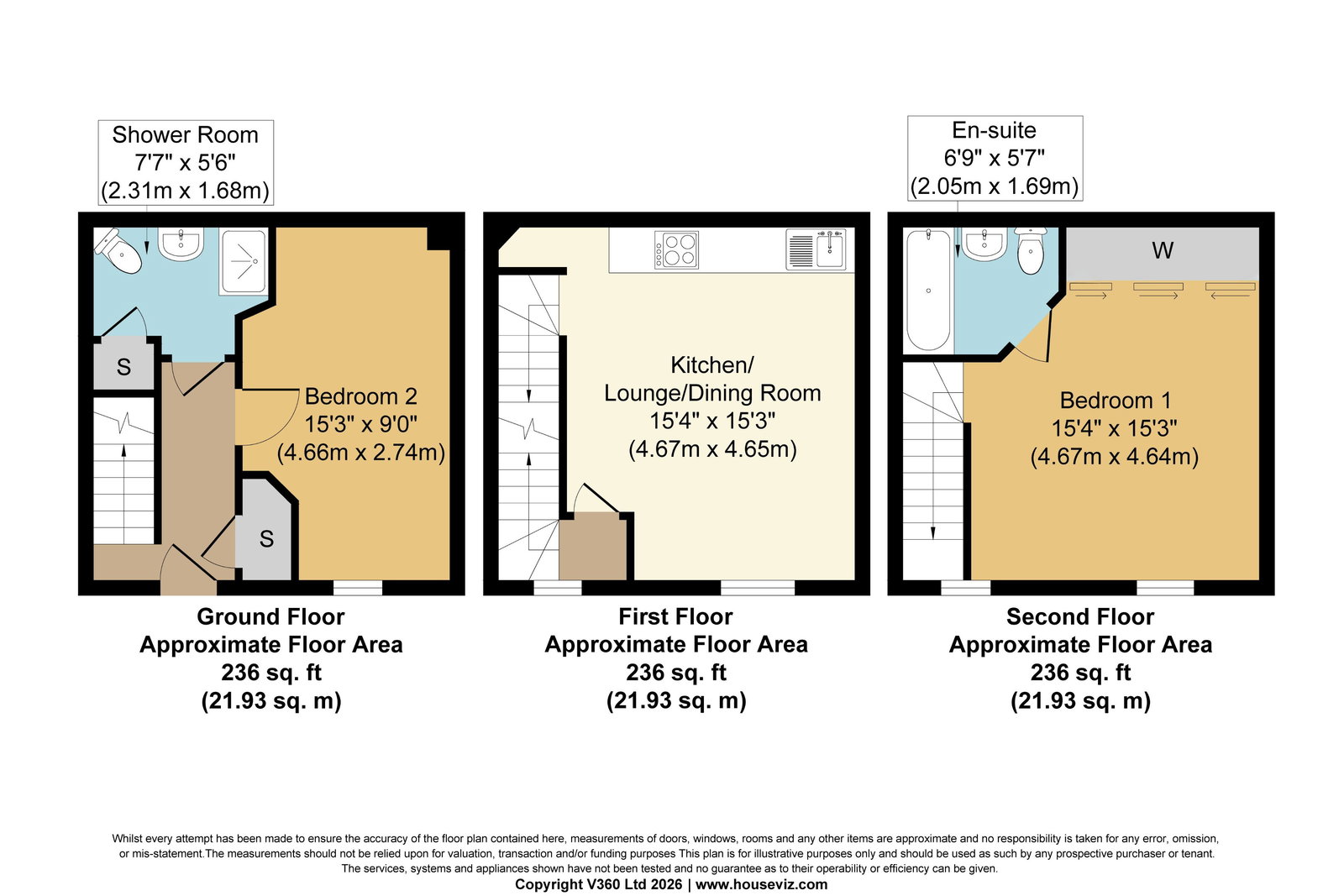 2, Huntingdon Street, CASTLEFORD floorplan