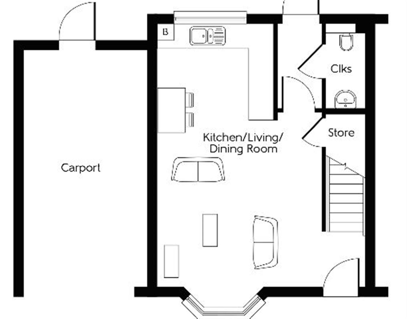 2 Bedrooms Semi-detached house for sale in Rye Road, Hawkhurst, Cranbrook TN18