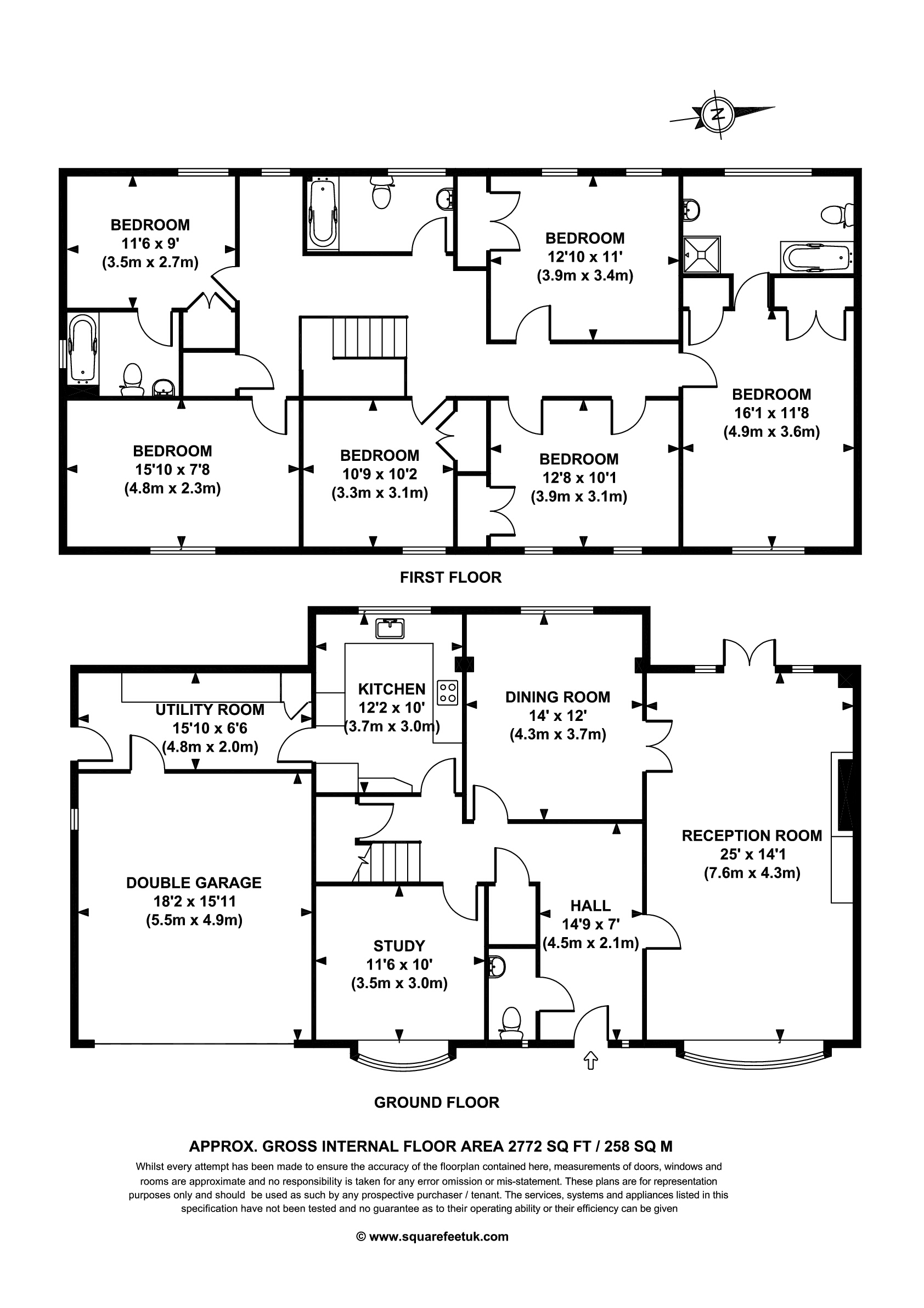 19, Church Meadow, Surbiton floorplan