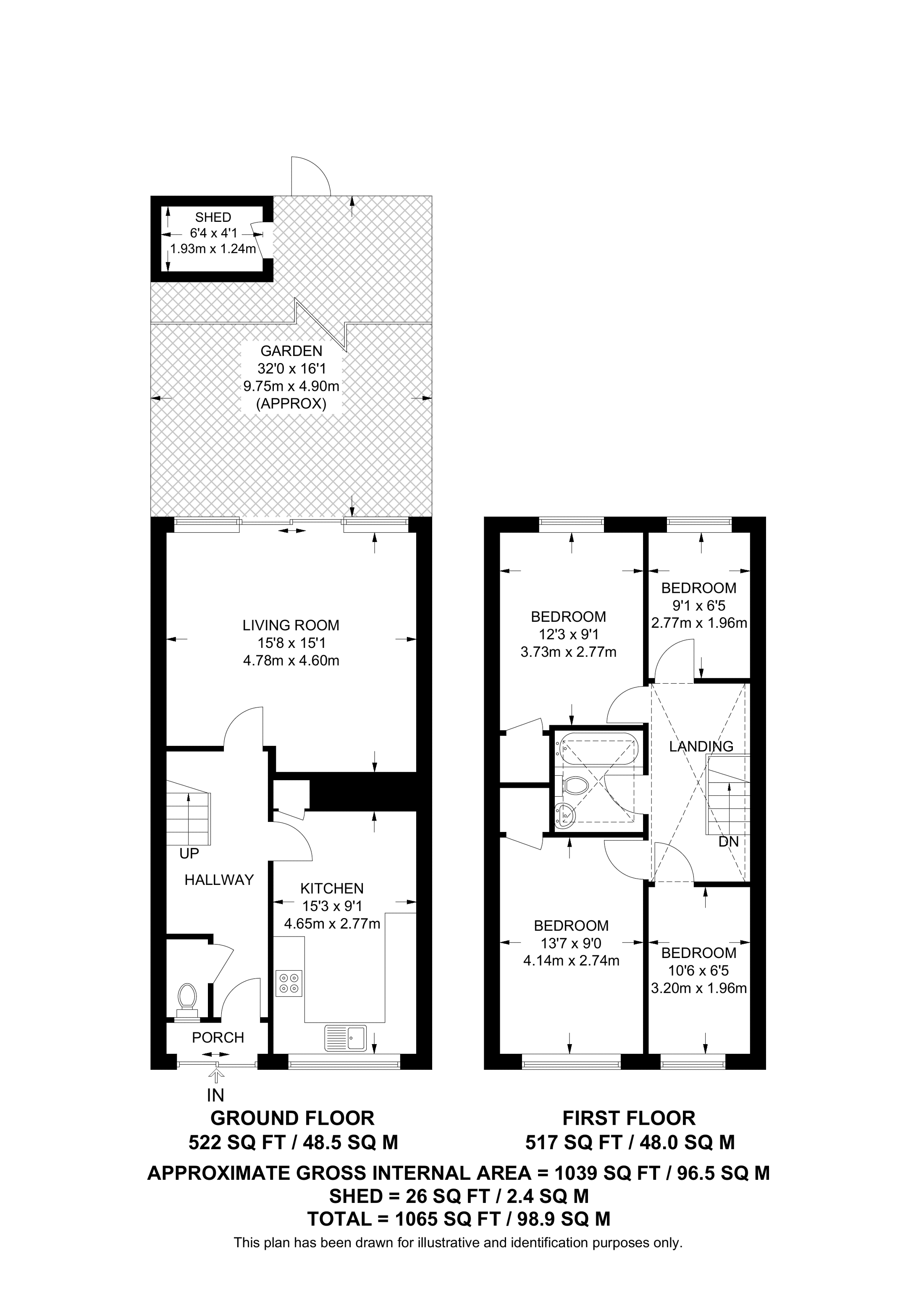 Swedenborg Gardens, Shadwell floorplan