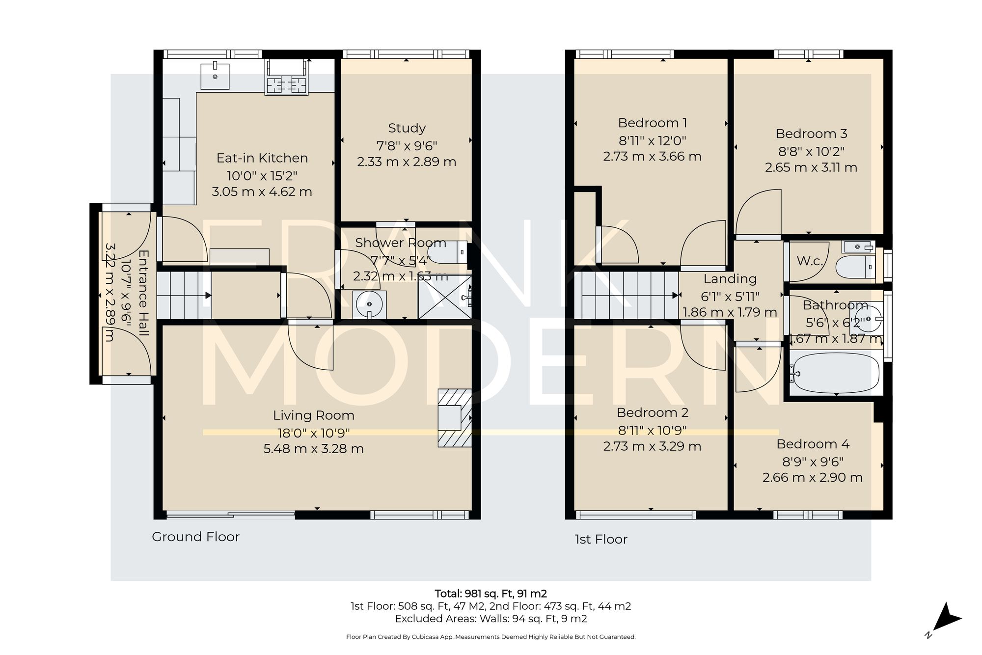 8 Manor Way, Peterborough floorplan