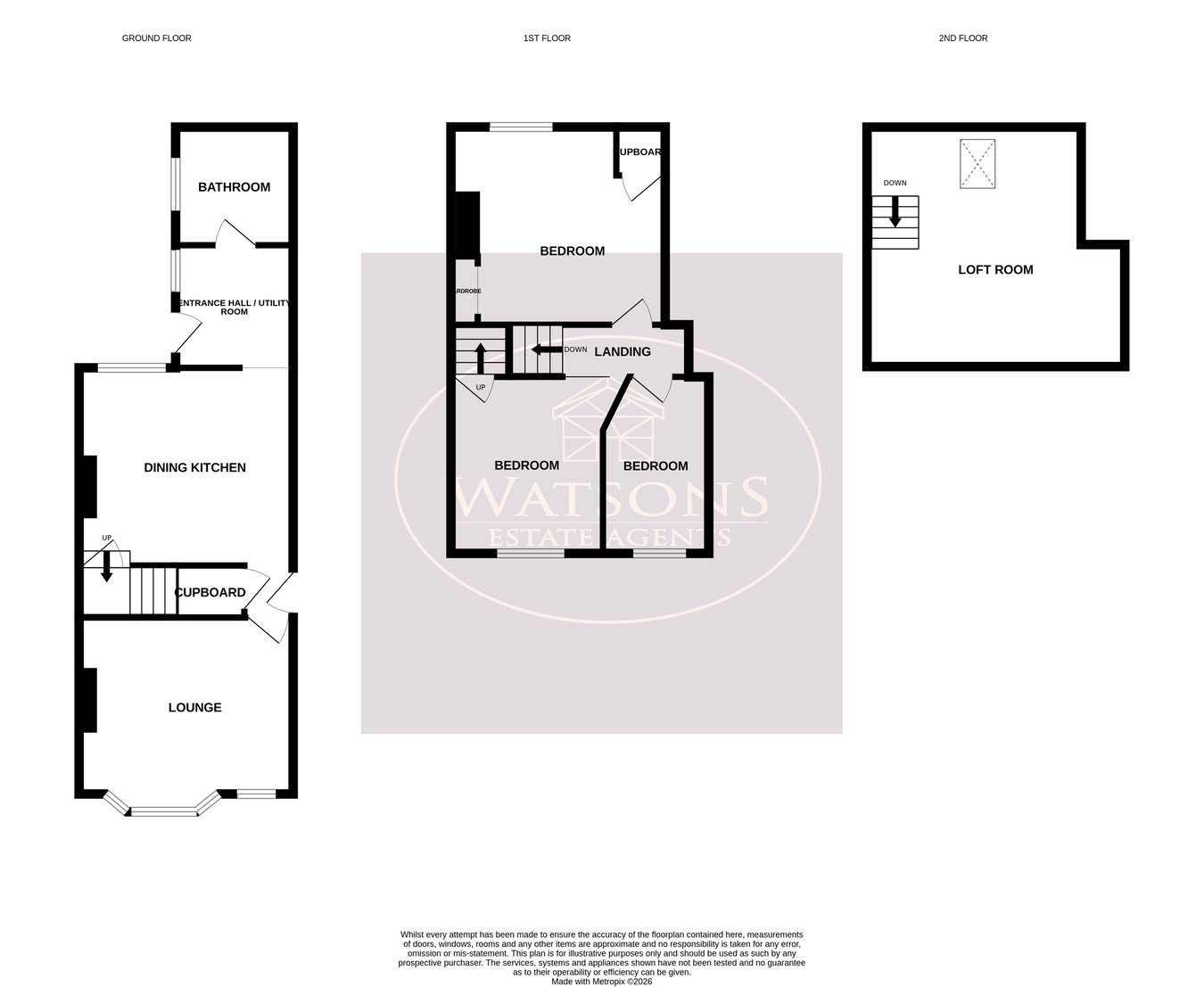 5, Cliff Boulevard, Nottingham floorplan