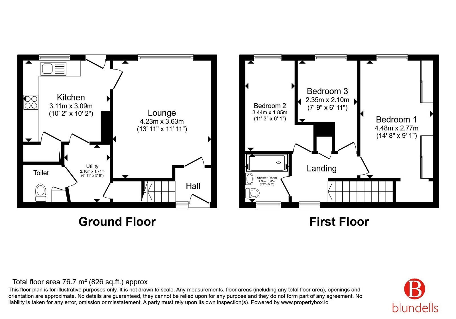 10, Overend Close, South Yorkshire floorplan