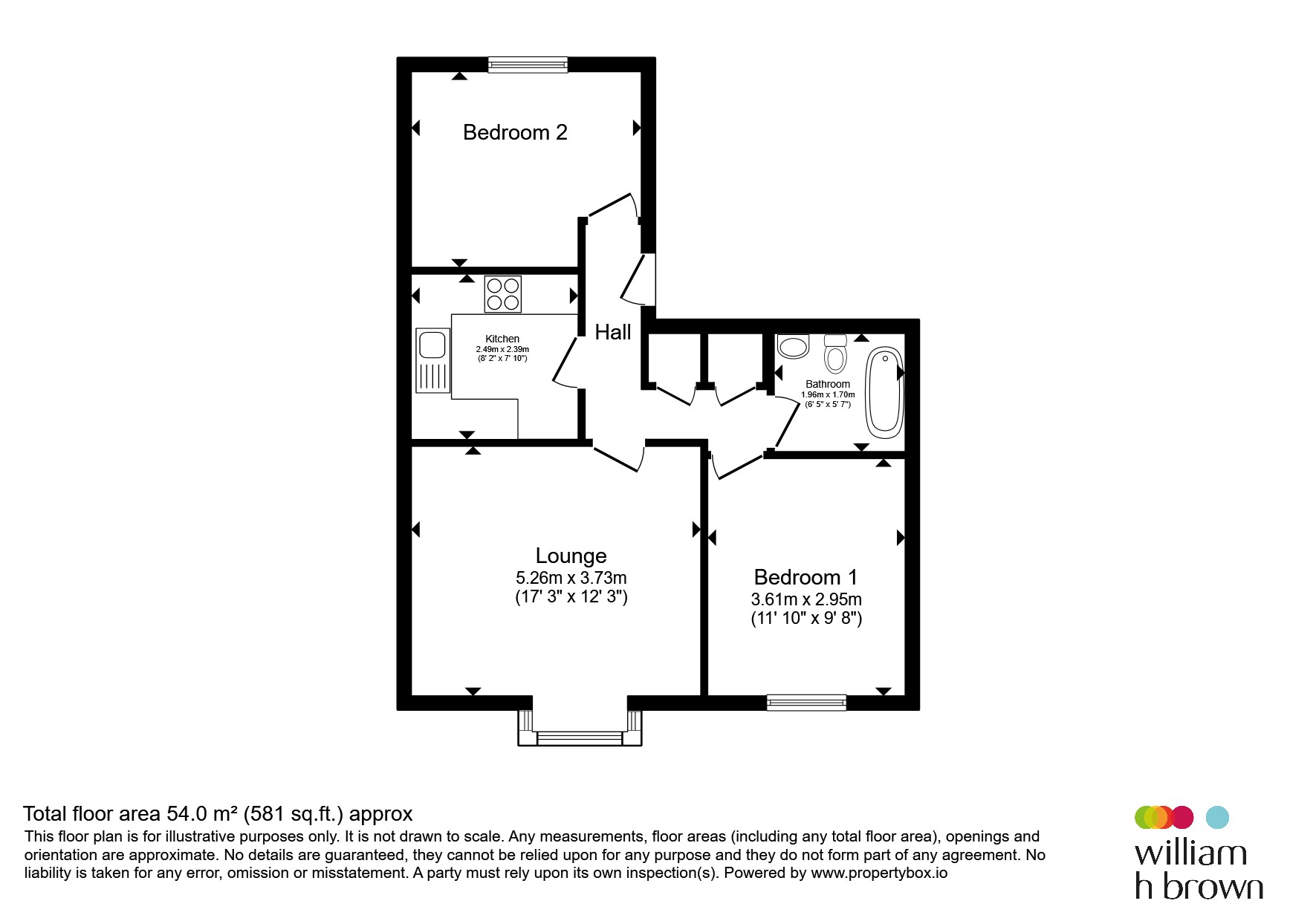 Flat 11, Churchill Court, Telford Close, King's Lynn floorplan