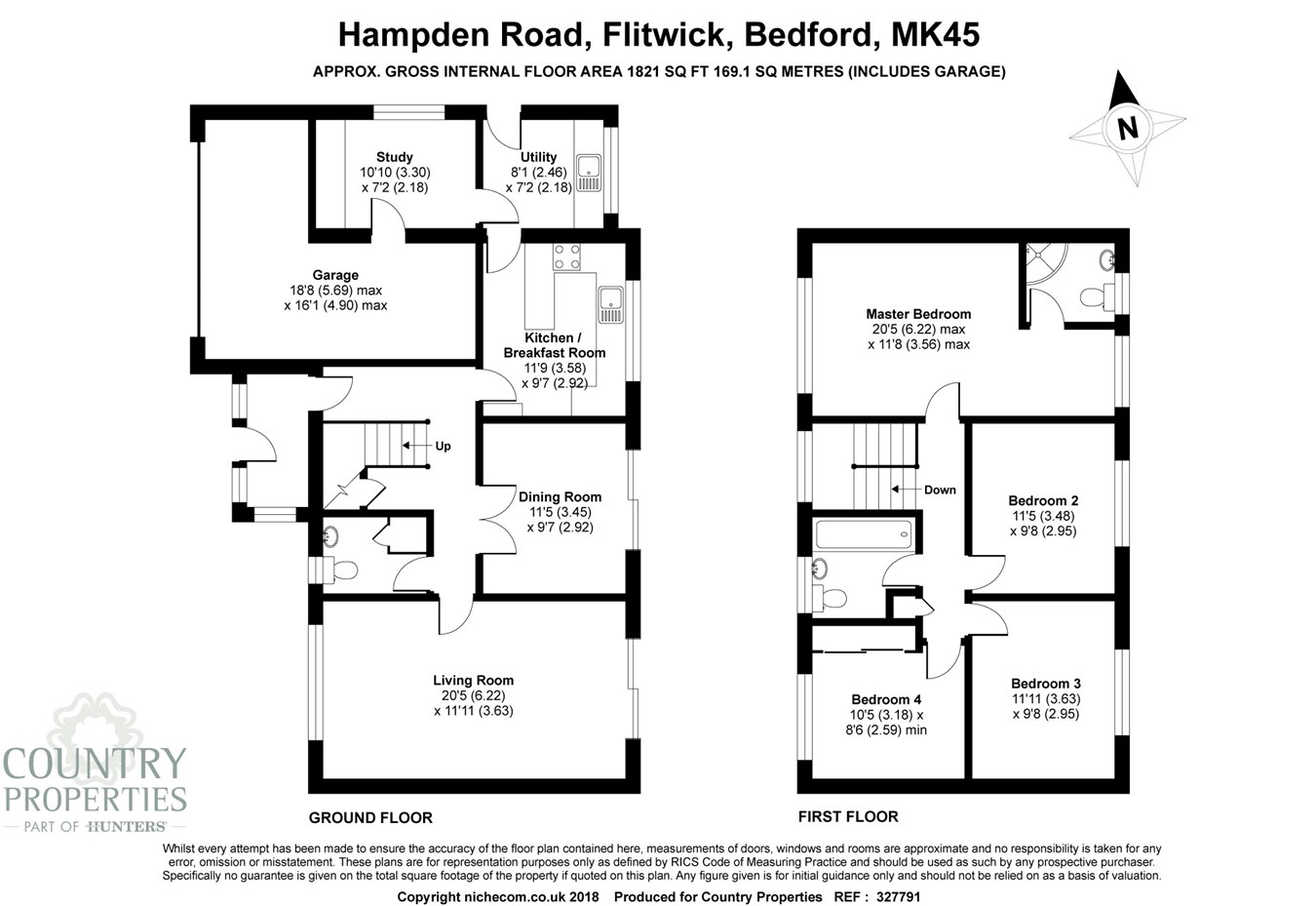 4 Bedrooms Detached house for sale in Hampden Road, Flitwick MK45