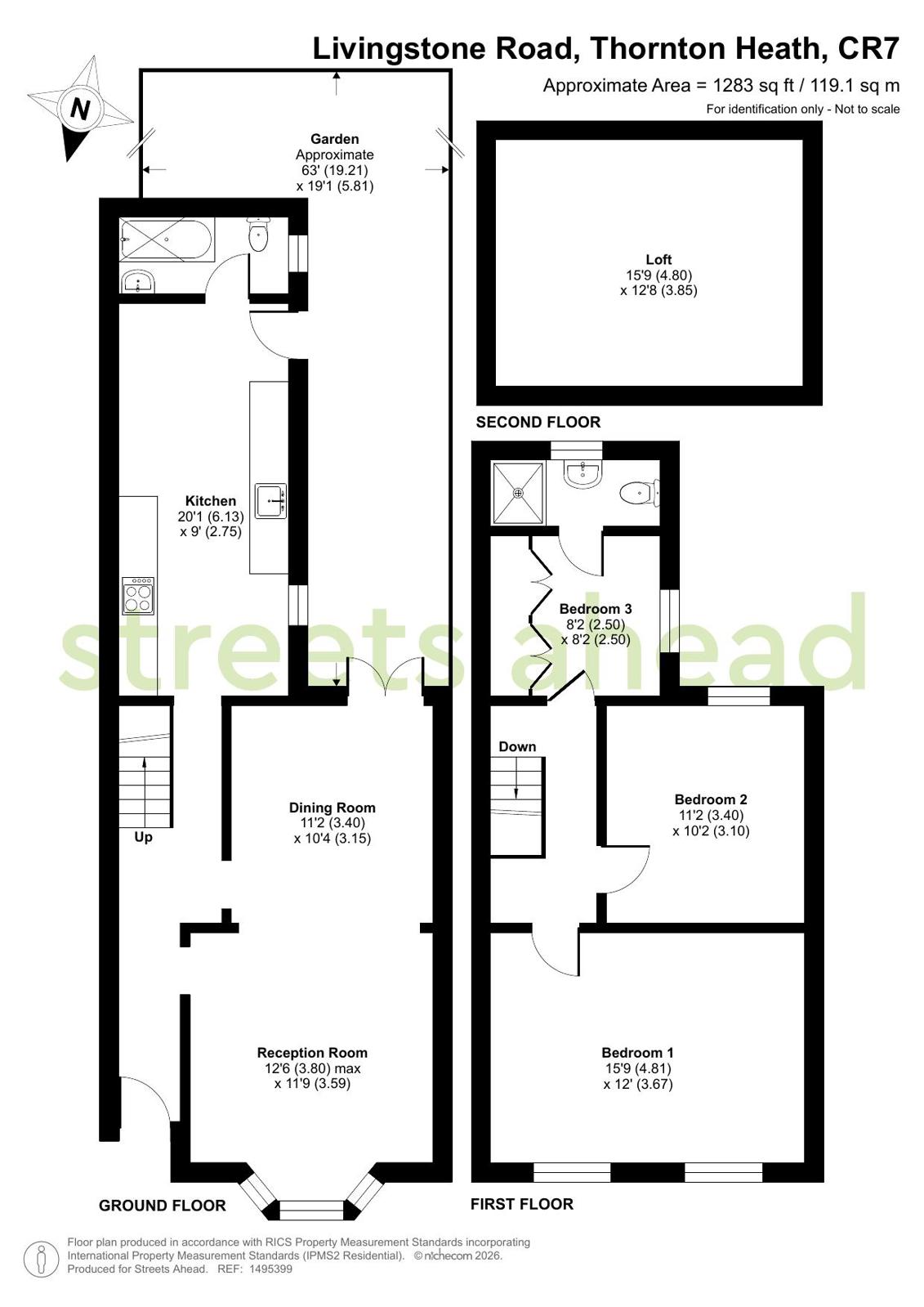 54, Livingstone Road, Thornton Heath floorplan