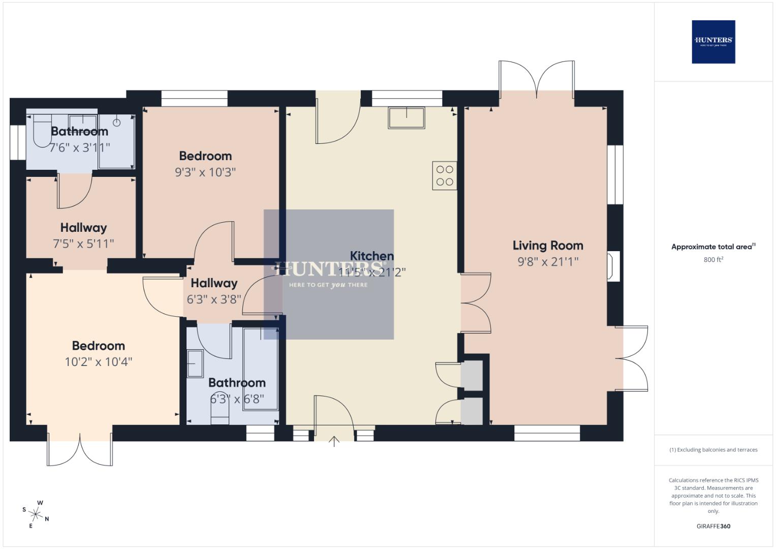 54 Badgerwood, West Road, Wokingham floorplan