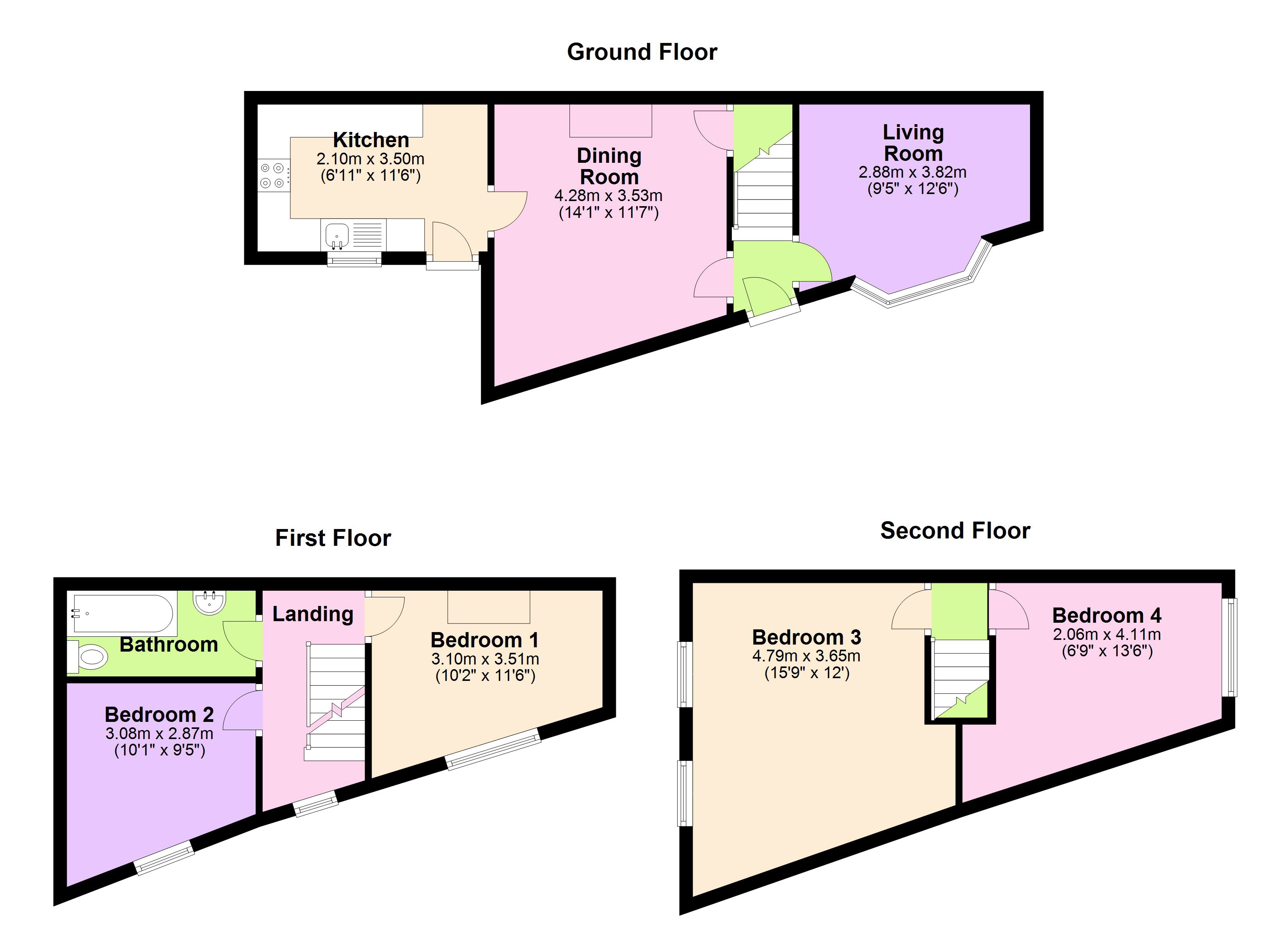 4 Bedrooms Terraced house for sale in Dorset Avenue, Leeds LS8