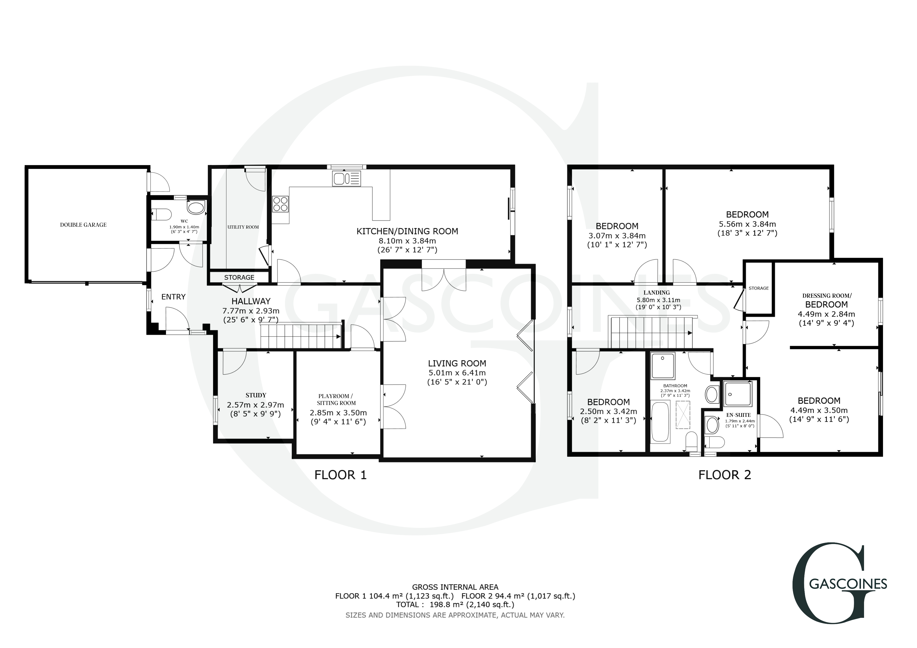 38, Kensington Gardens, Nottingham floorplan
