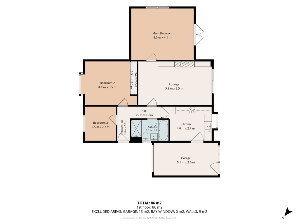 10, Felton Close, Morpeth floorplan