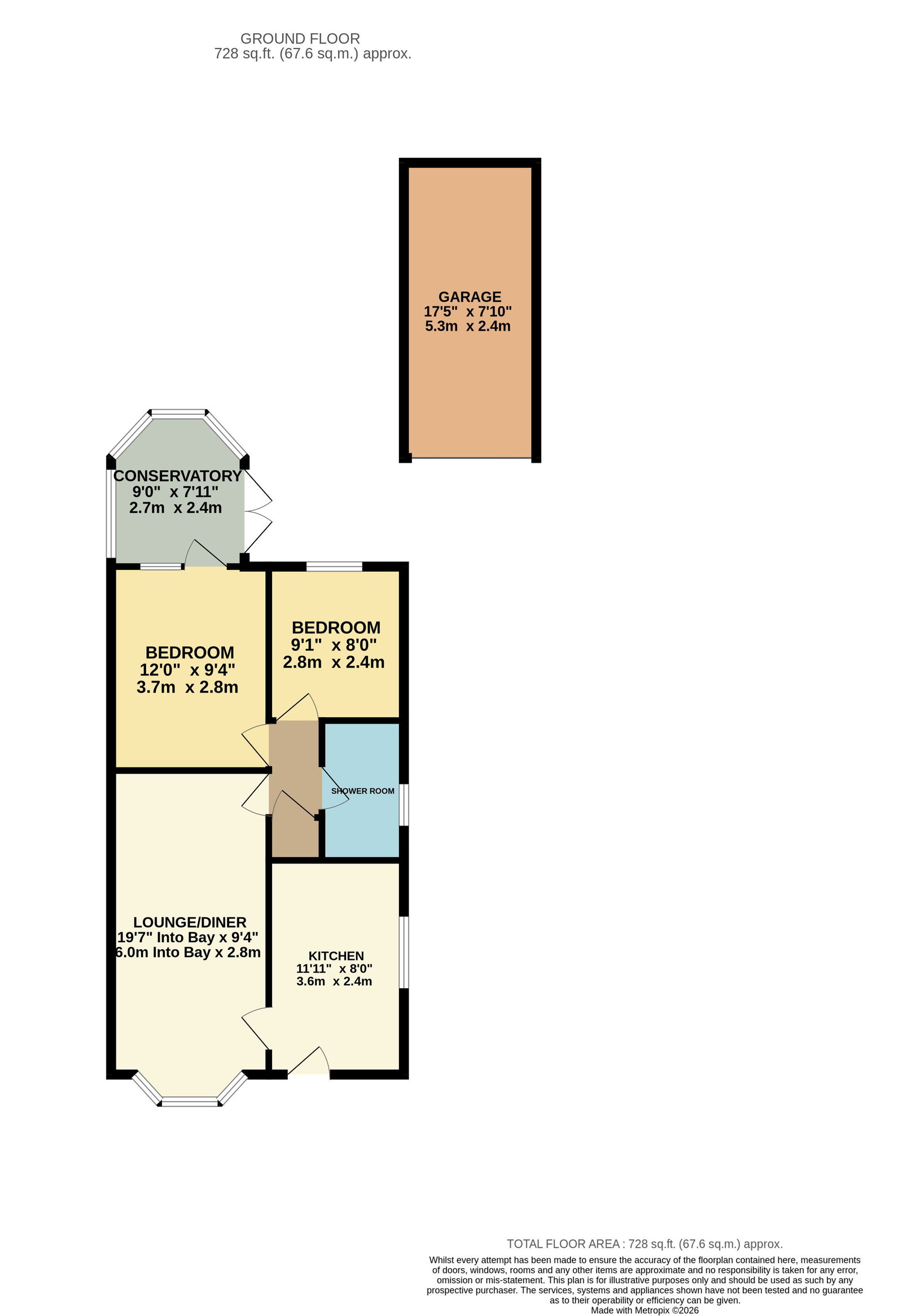 25, Bluebell Drive, Leicester floorplan