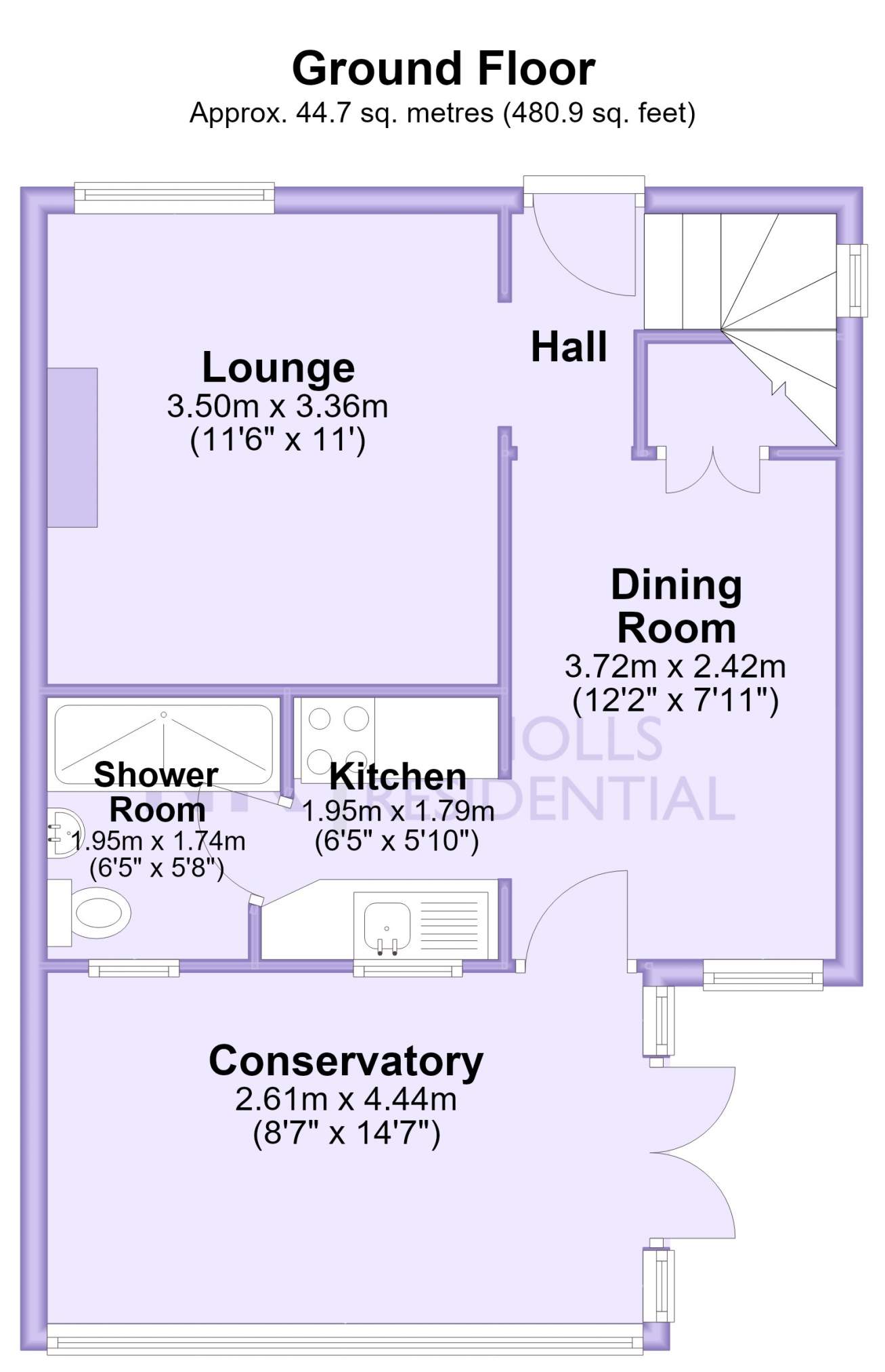 Grange Road, Chessington floorplan
