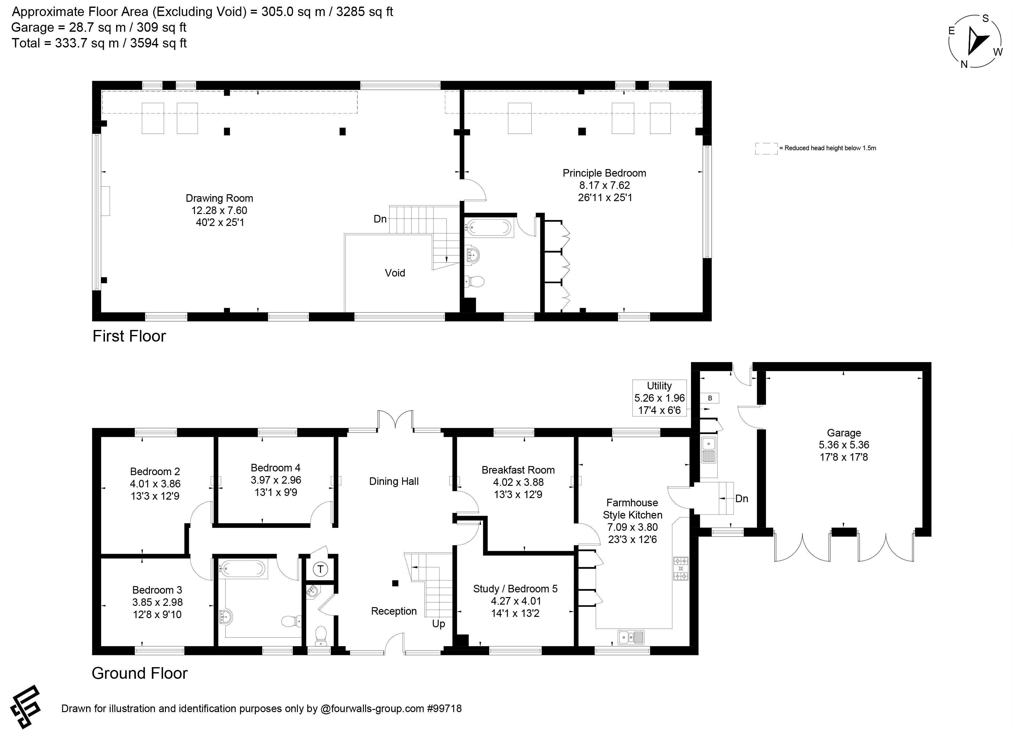 The Barn,, Old Home Farm Barns, Grateley floorplan