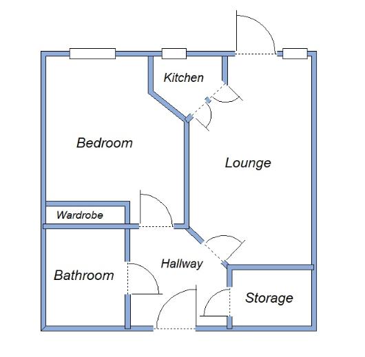 1 Bedrooms  for sale in Eccles Court, Stirling FK7