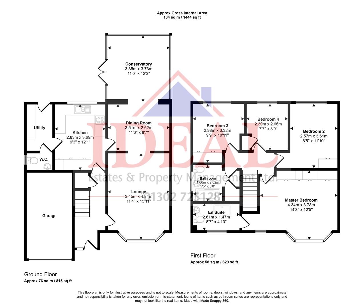 Kestrel Drive, Doncaster floorplan