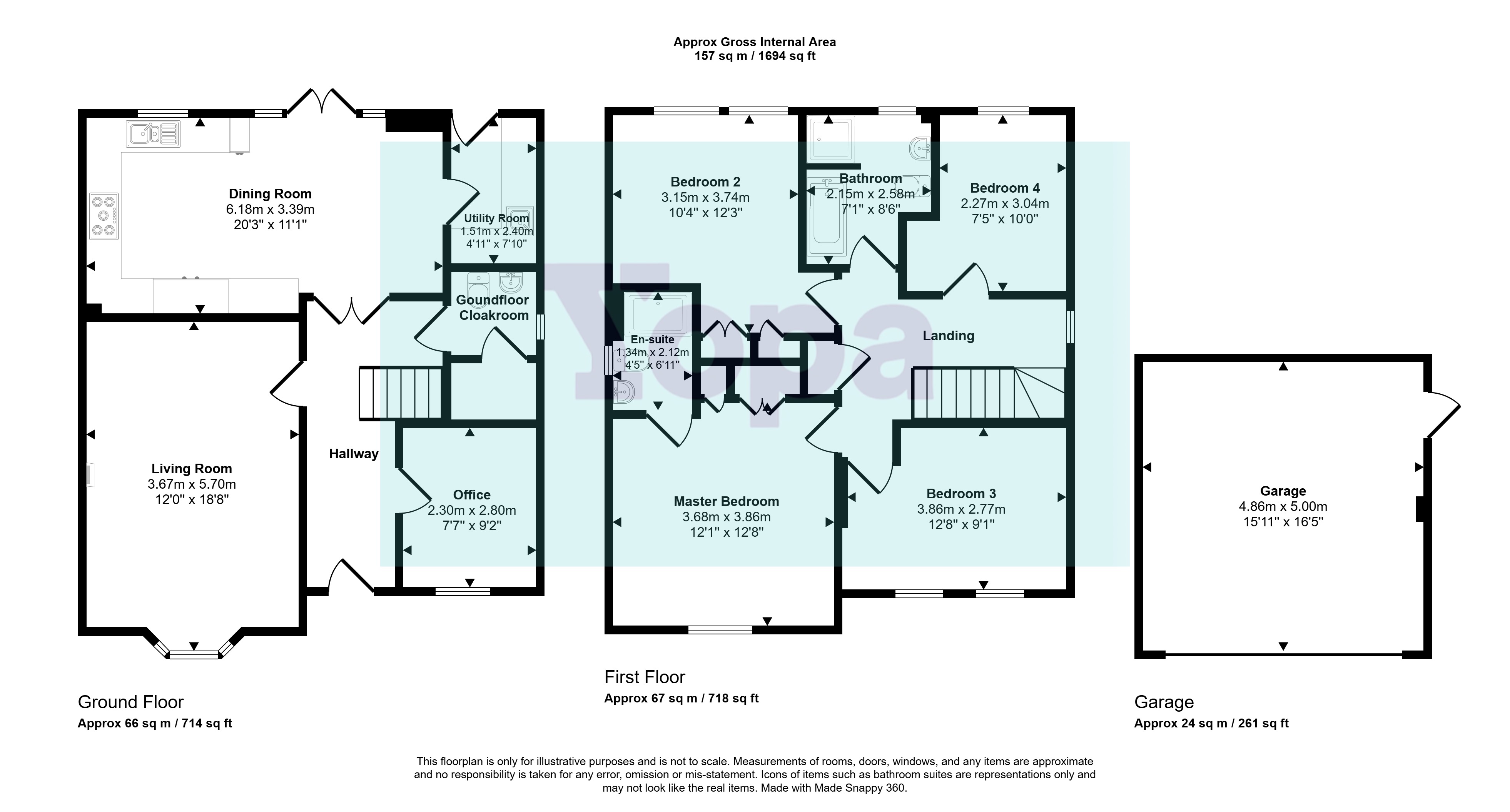 83, Hyde Lane, Taunton floorplan
