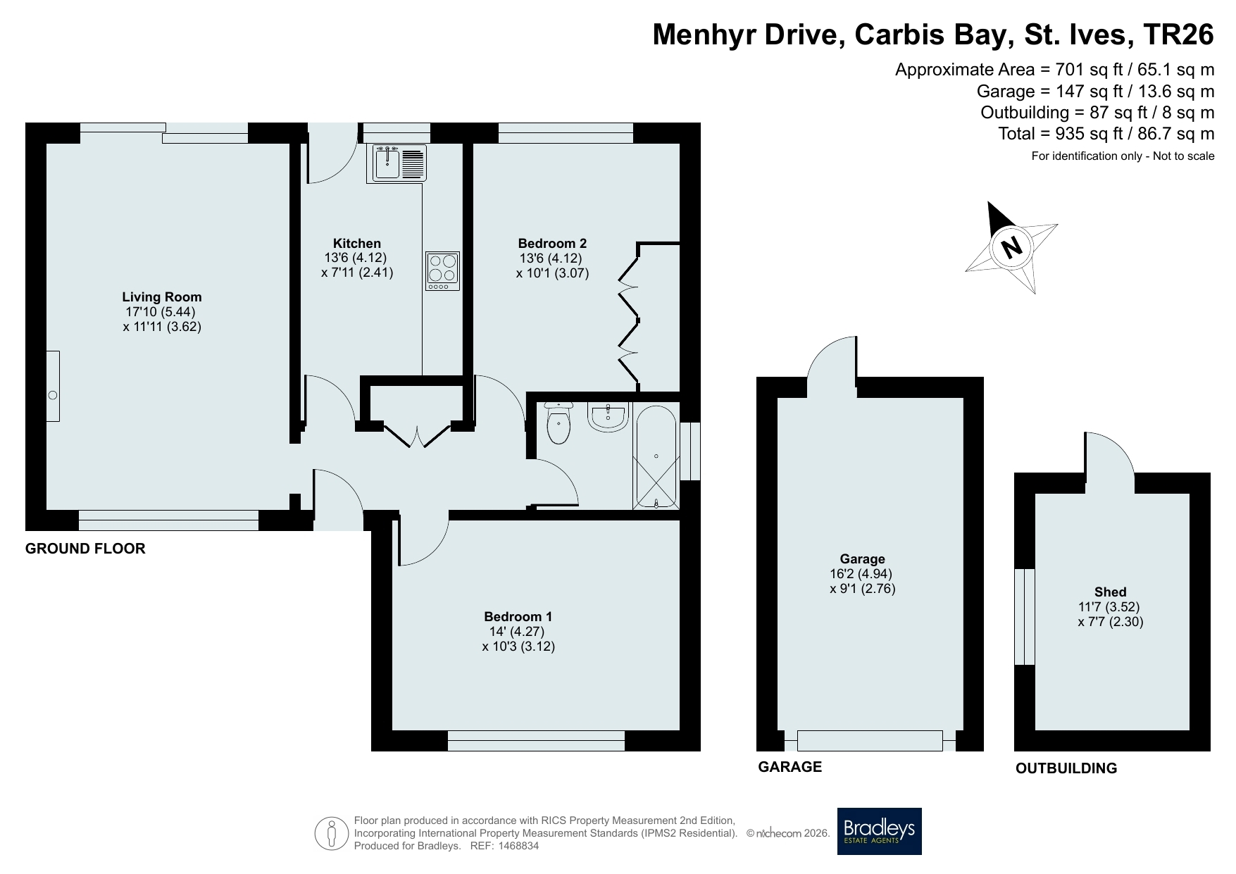32, Menhyr Drive, St. Ives floorplan
