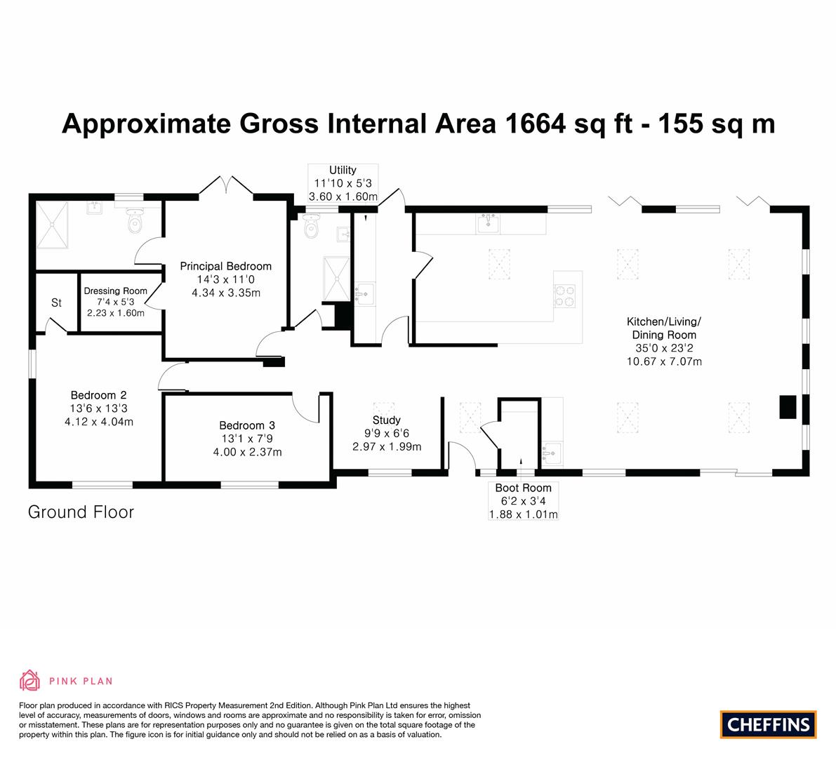 1, High Street, Little Abington floorplan