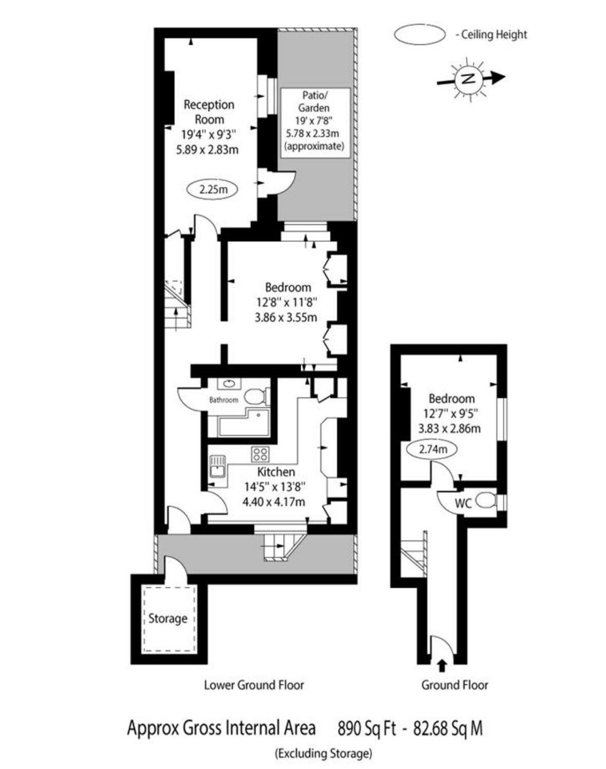 15a Malvern Road, London floorplan