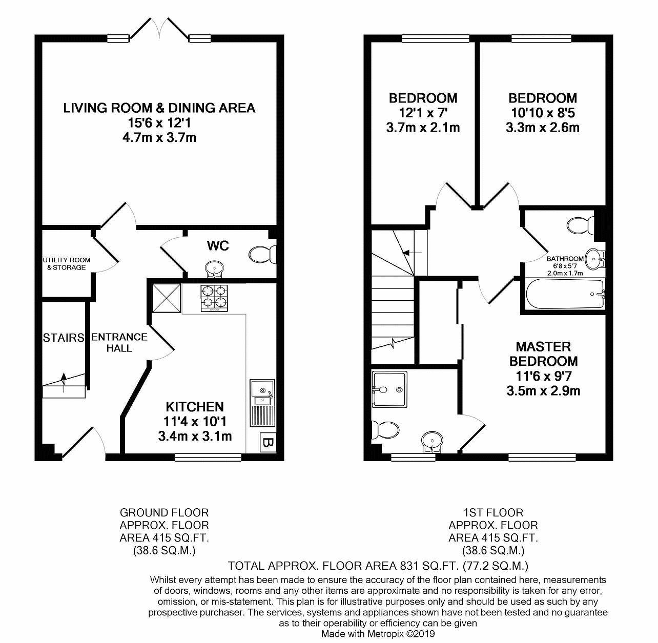 72, Haycop Rise, Broseley floorplan