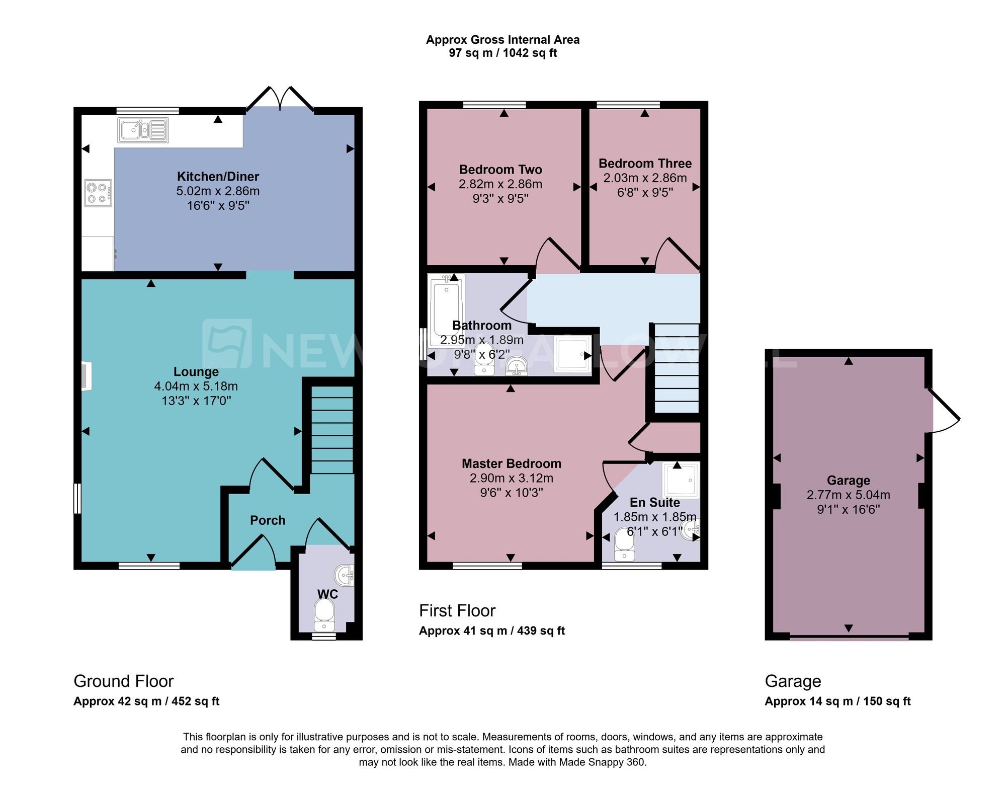 7 Wildgoose Close, Ibstock floorplan
