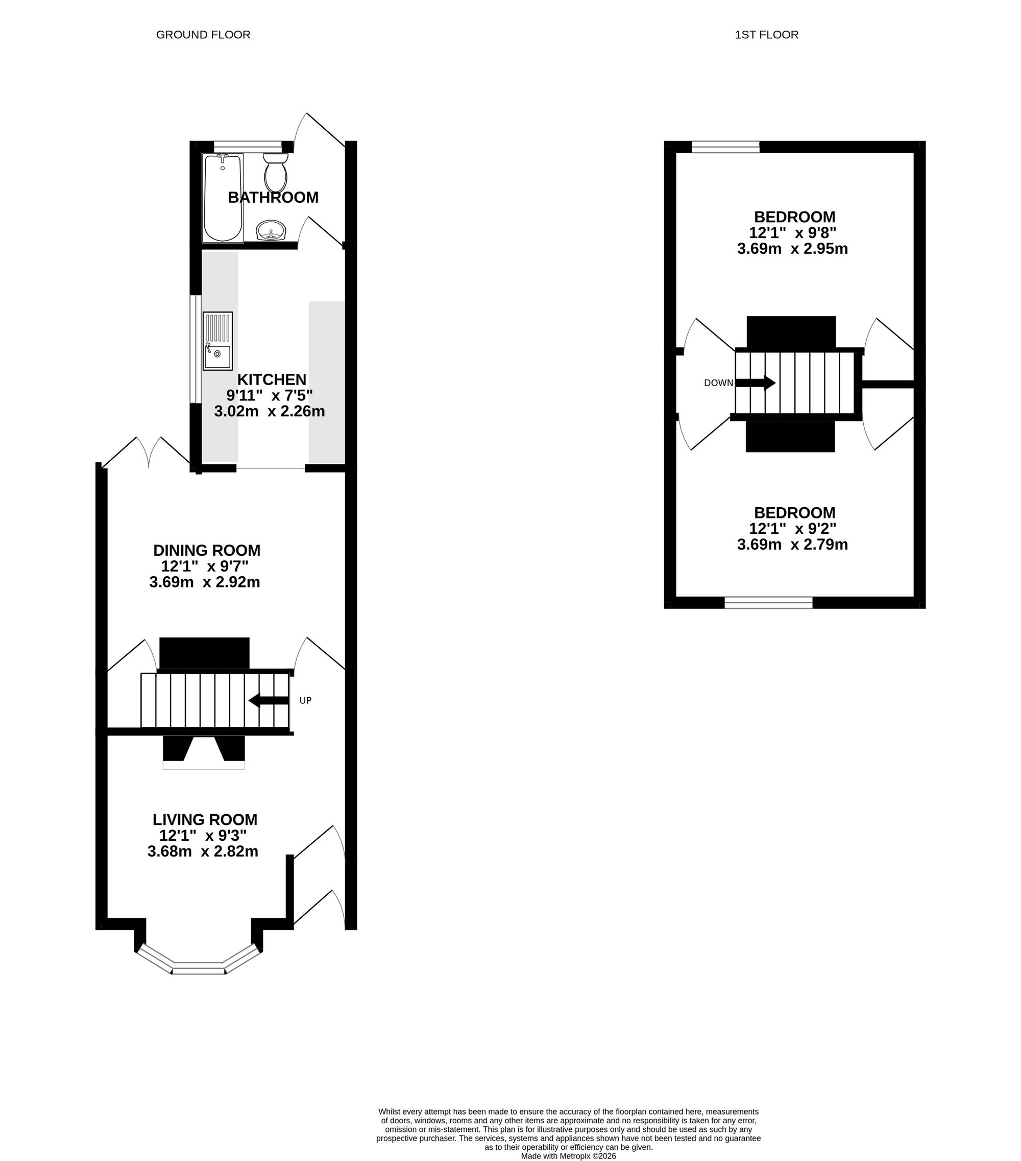 41 Sutherland Road, Southsea floorplan
