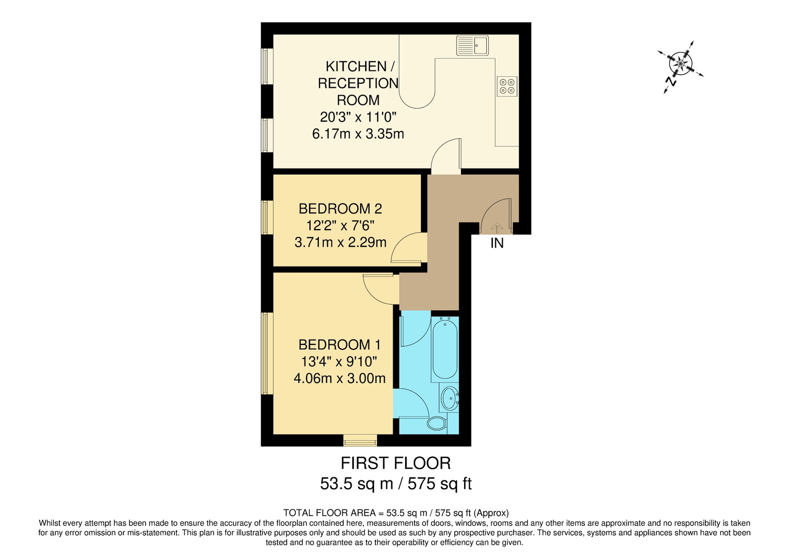 Joseph Court, 2a,Flat 5, William Road, Caterham floorplan