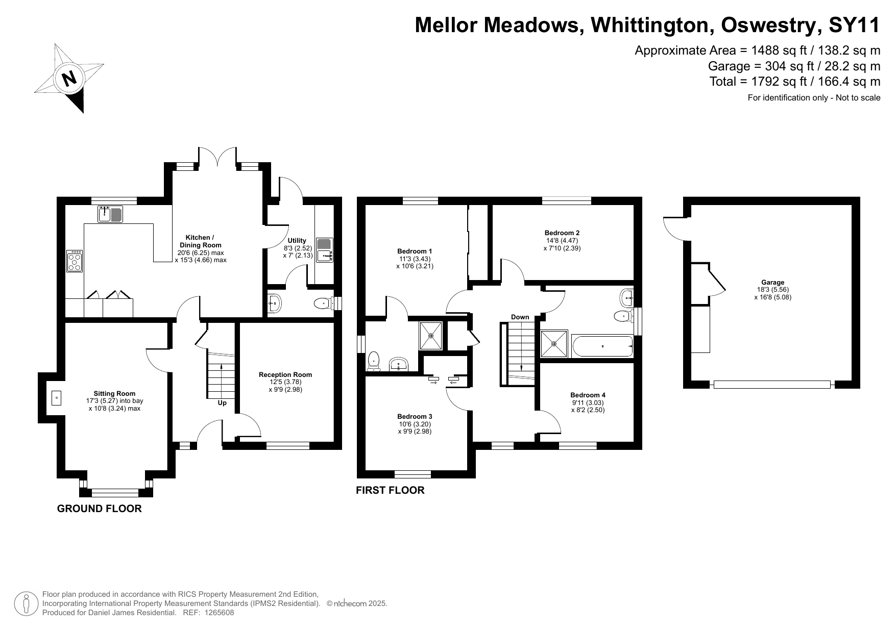 11 Mellor Meadows, Oswestry floorplan