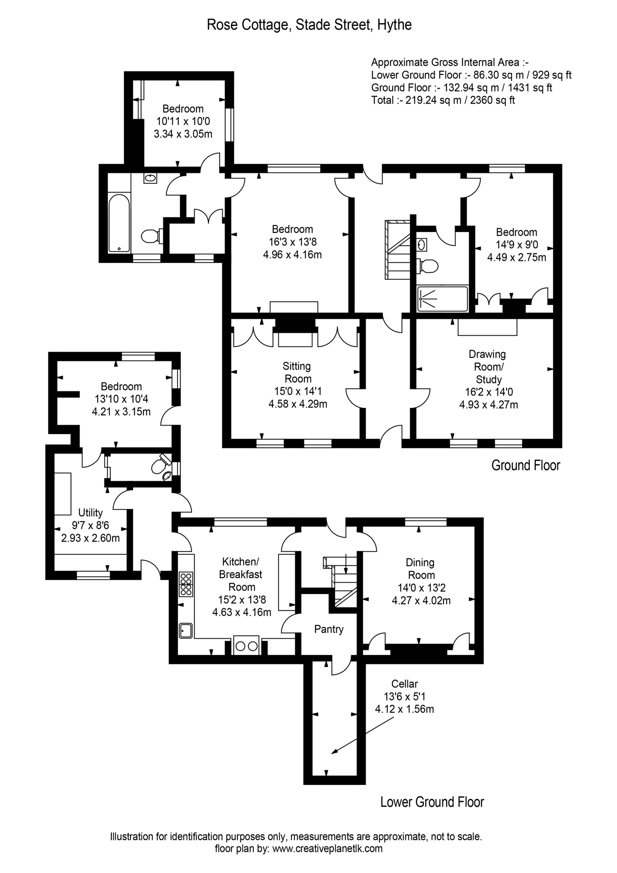 Rose Cottage 86, Stade Street, Hythe floorplan