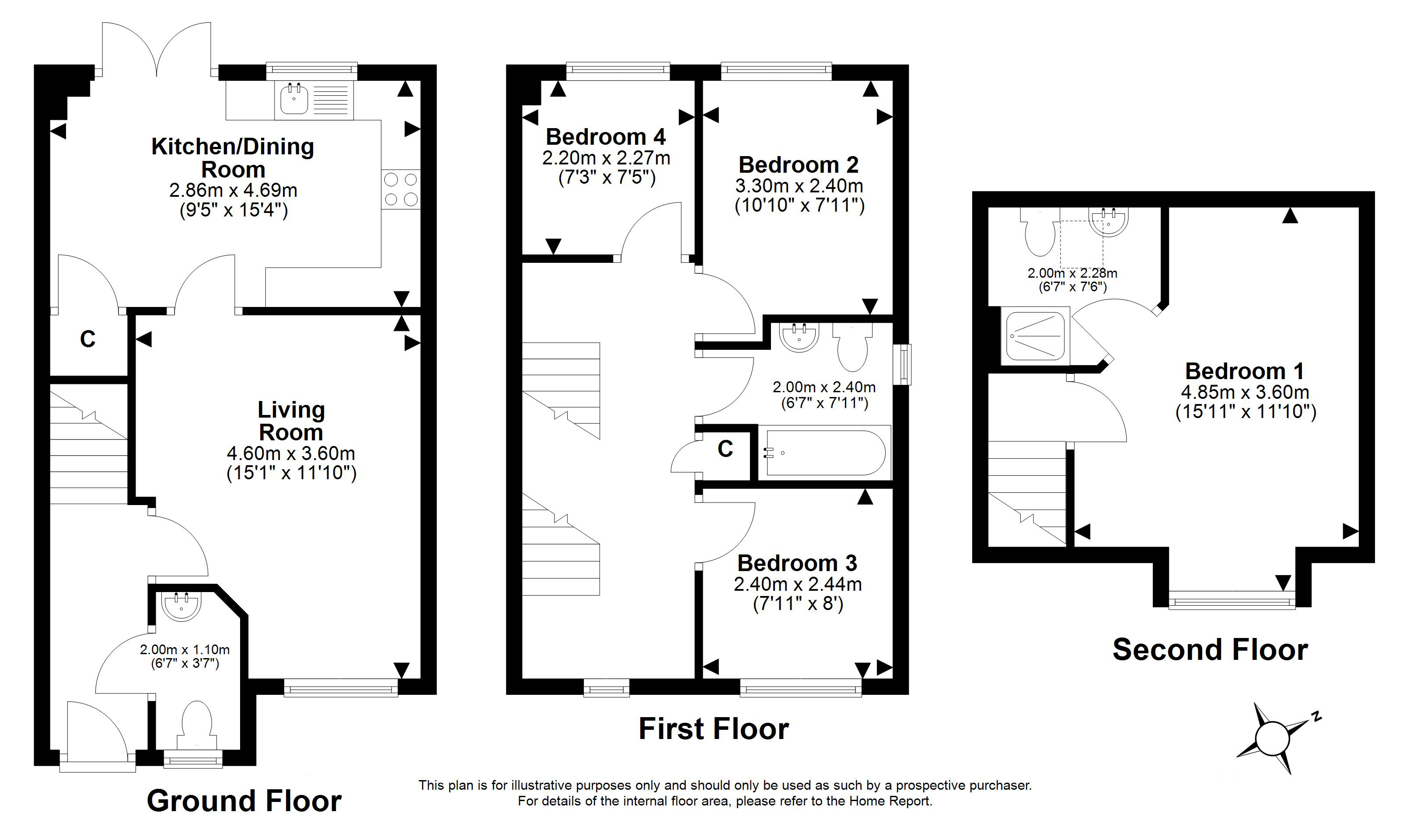 11, Craighall Drive, Musselburgh floorplan