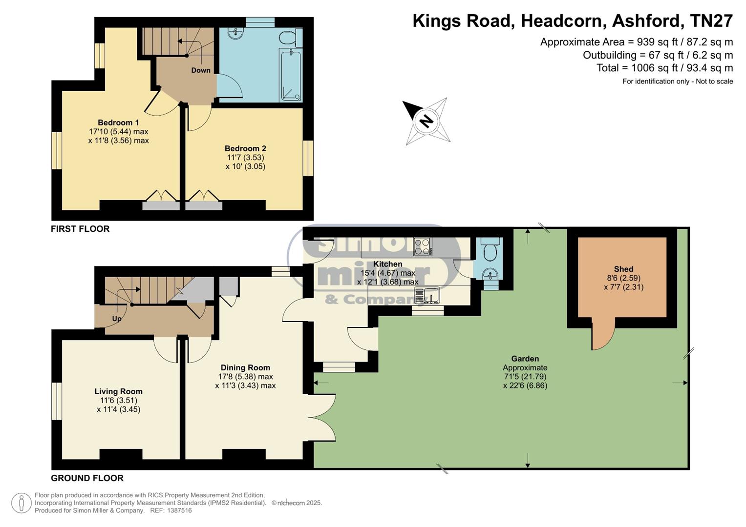 Kings Road, Headcorn floorplan