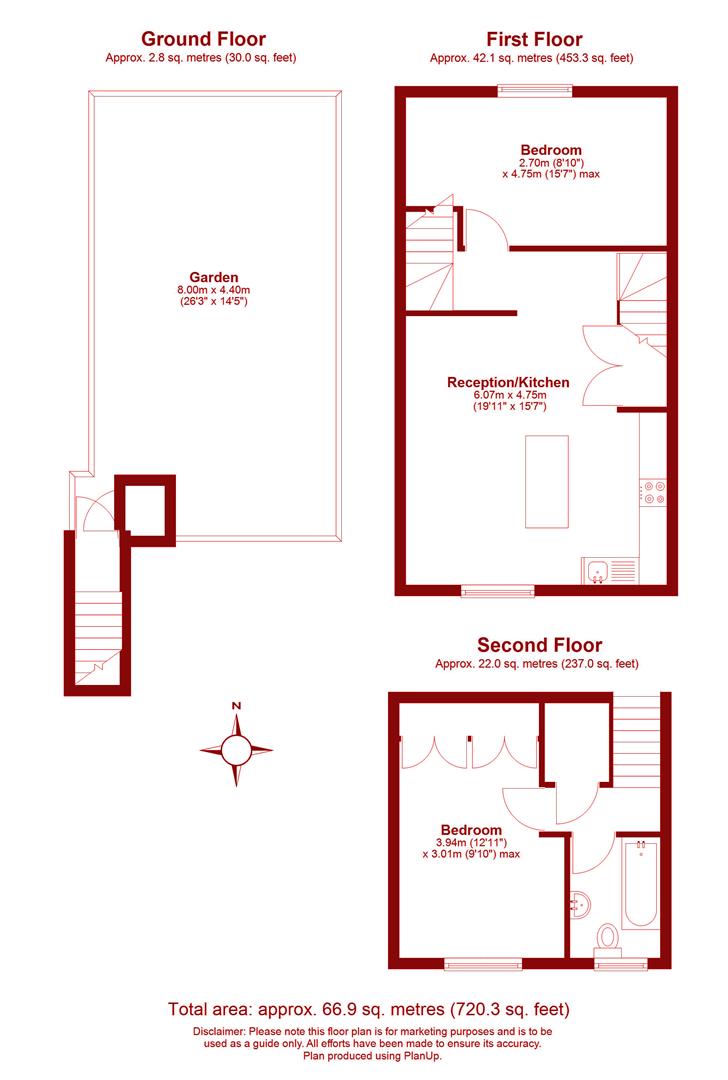 73, Hogarth Crescent, Colliers Wood floorplan