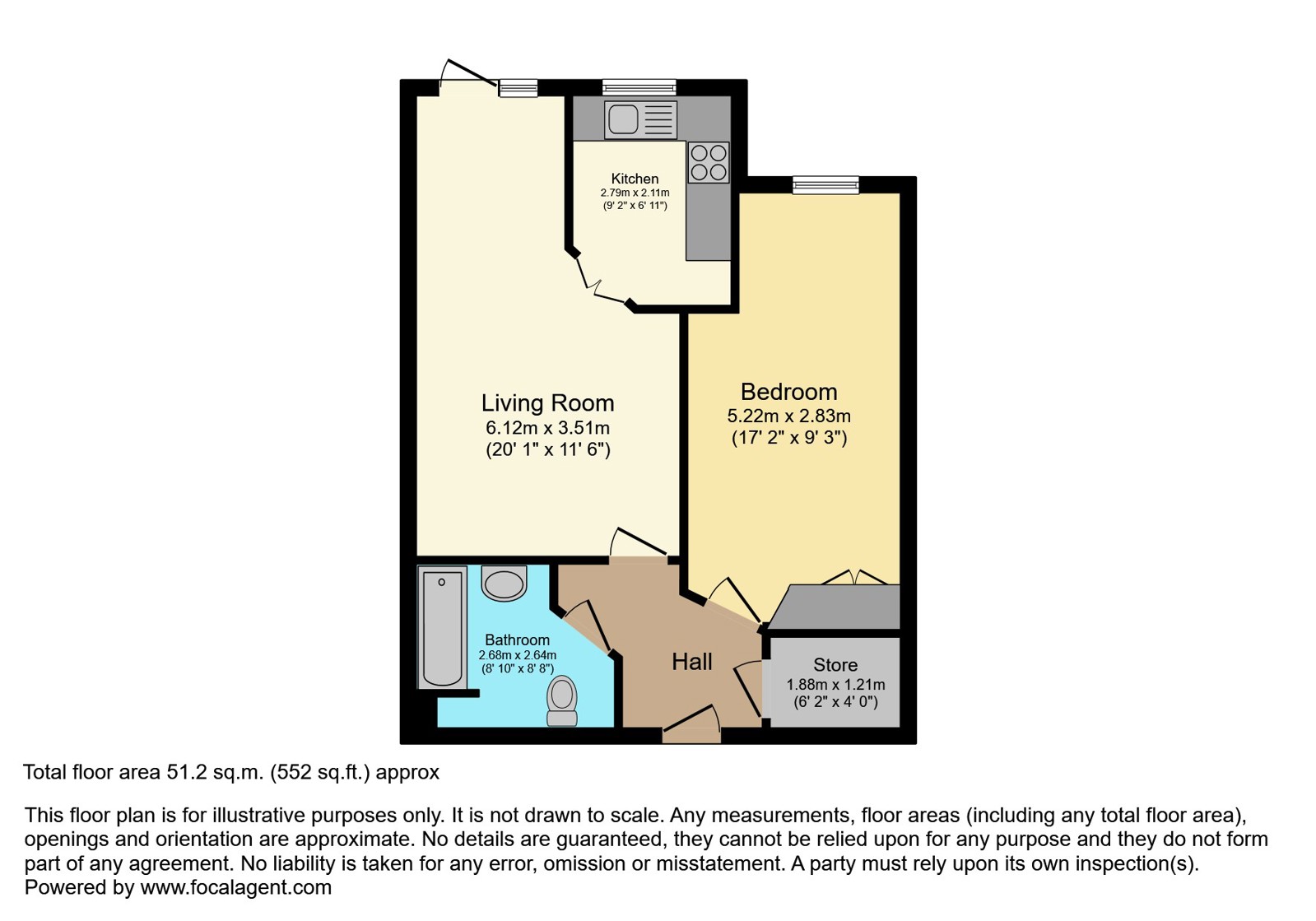 7, Nelson Court, Windmill Hill floorplan