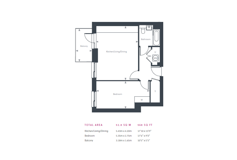 1 Bedrooms Flat for sale in Plot 16, Lindley, Bollo Lane, Acton W3