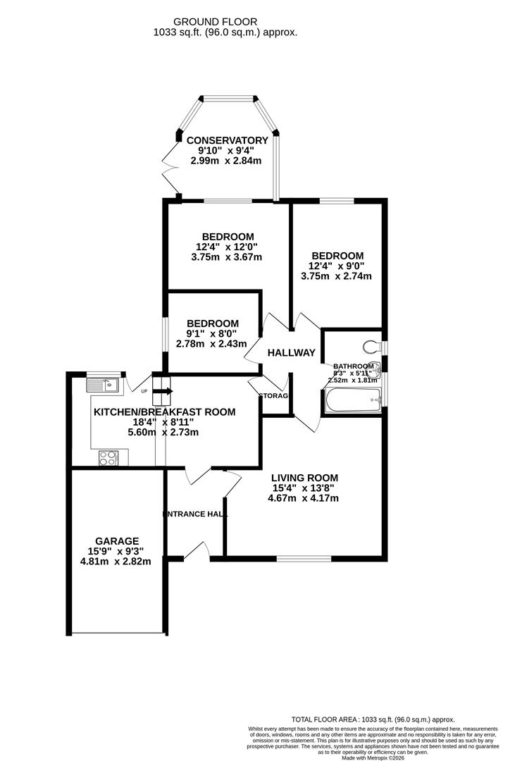 5, Warton Close, Bury floorplan