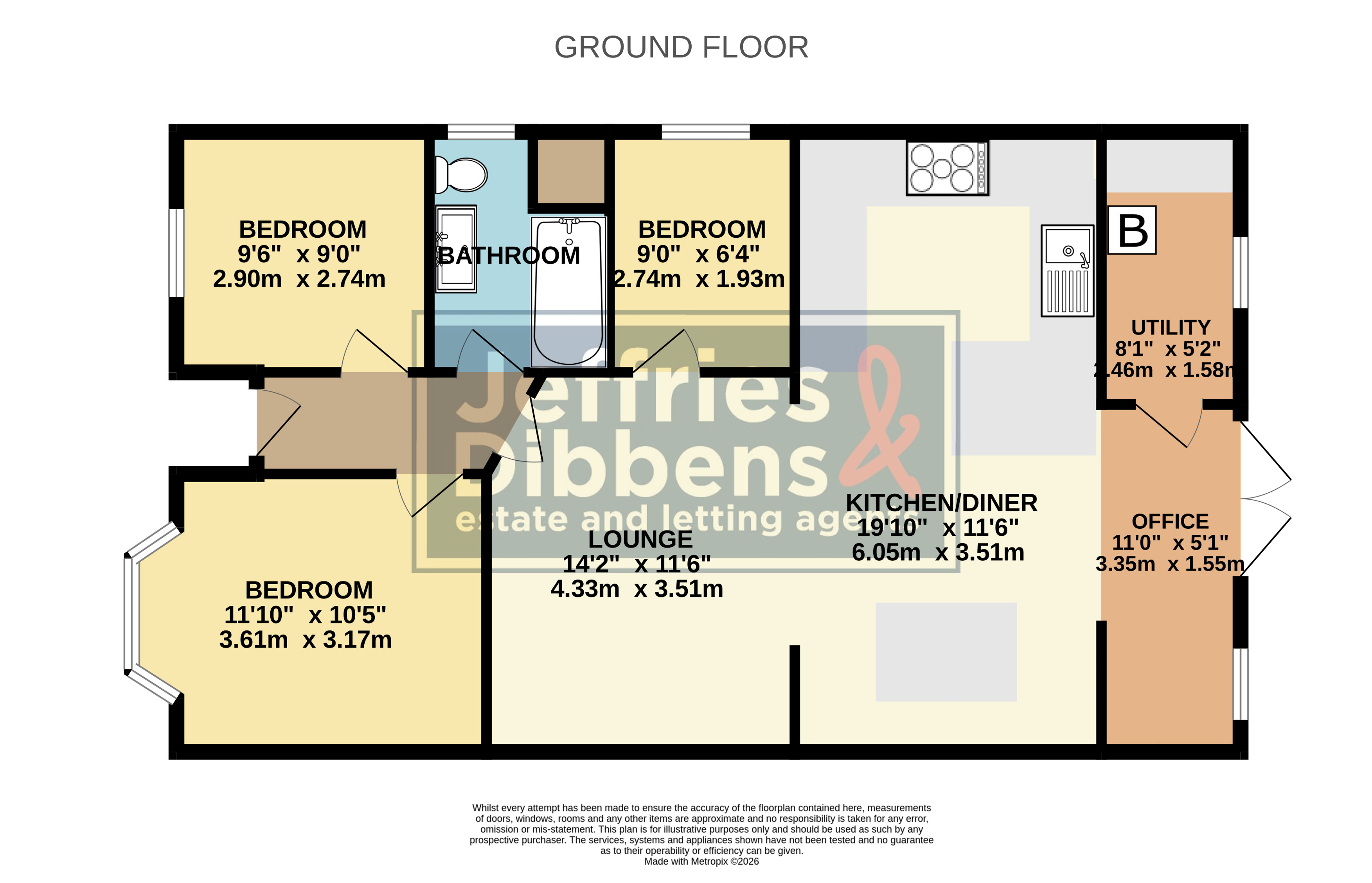 6, Lansdowne Avenue, Fareham floorplan