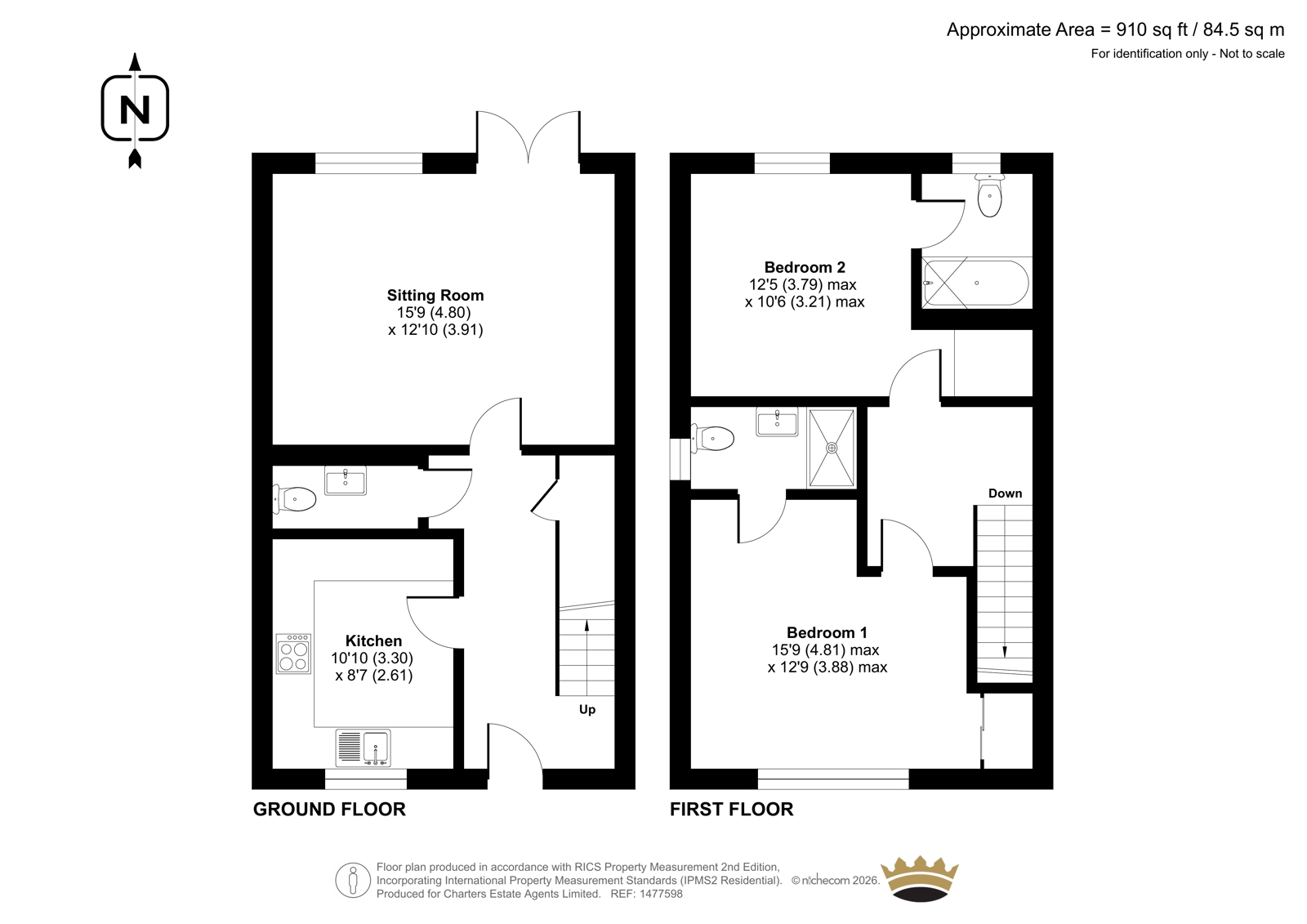 107, Highwood Avenue, Hampshire floorplan