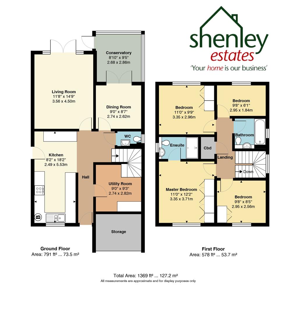 34, Mulberry Gardens, Shenley floorplan
