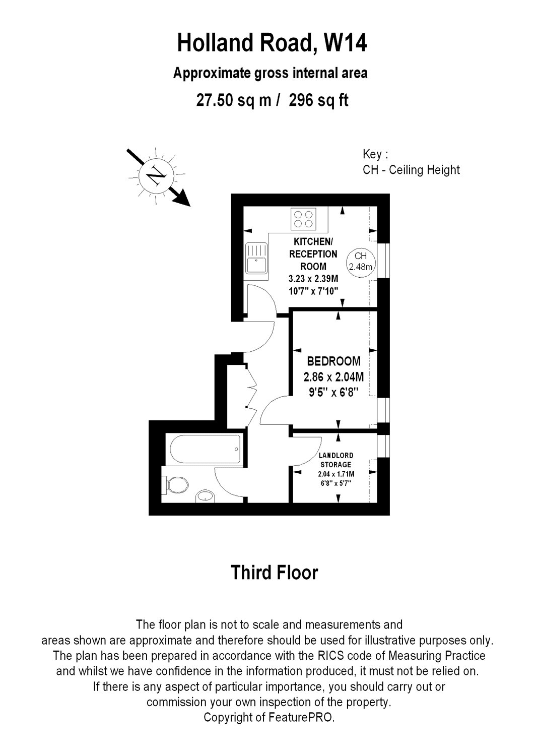 1 Bedrooms Flat to rent in Holland Road, London W14