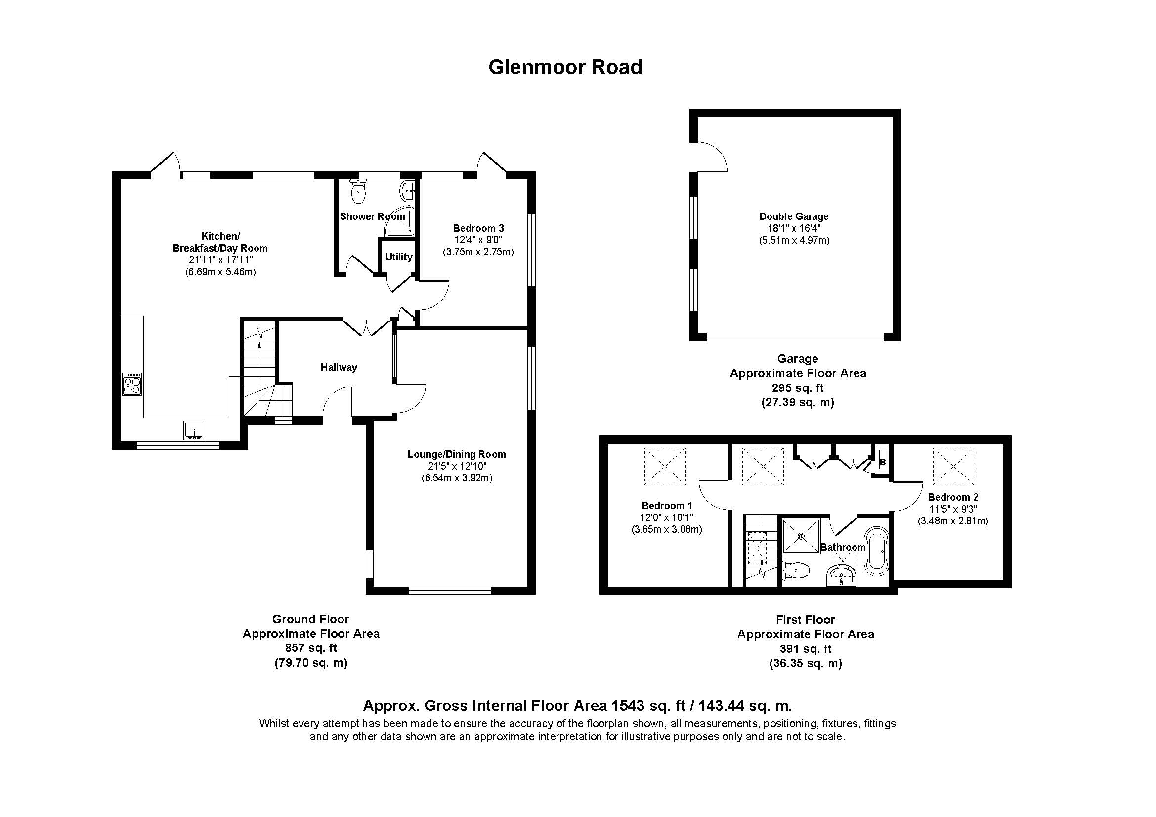 110, Glenmoor Road, Ferndown floorplan