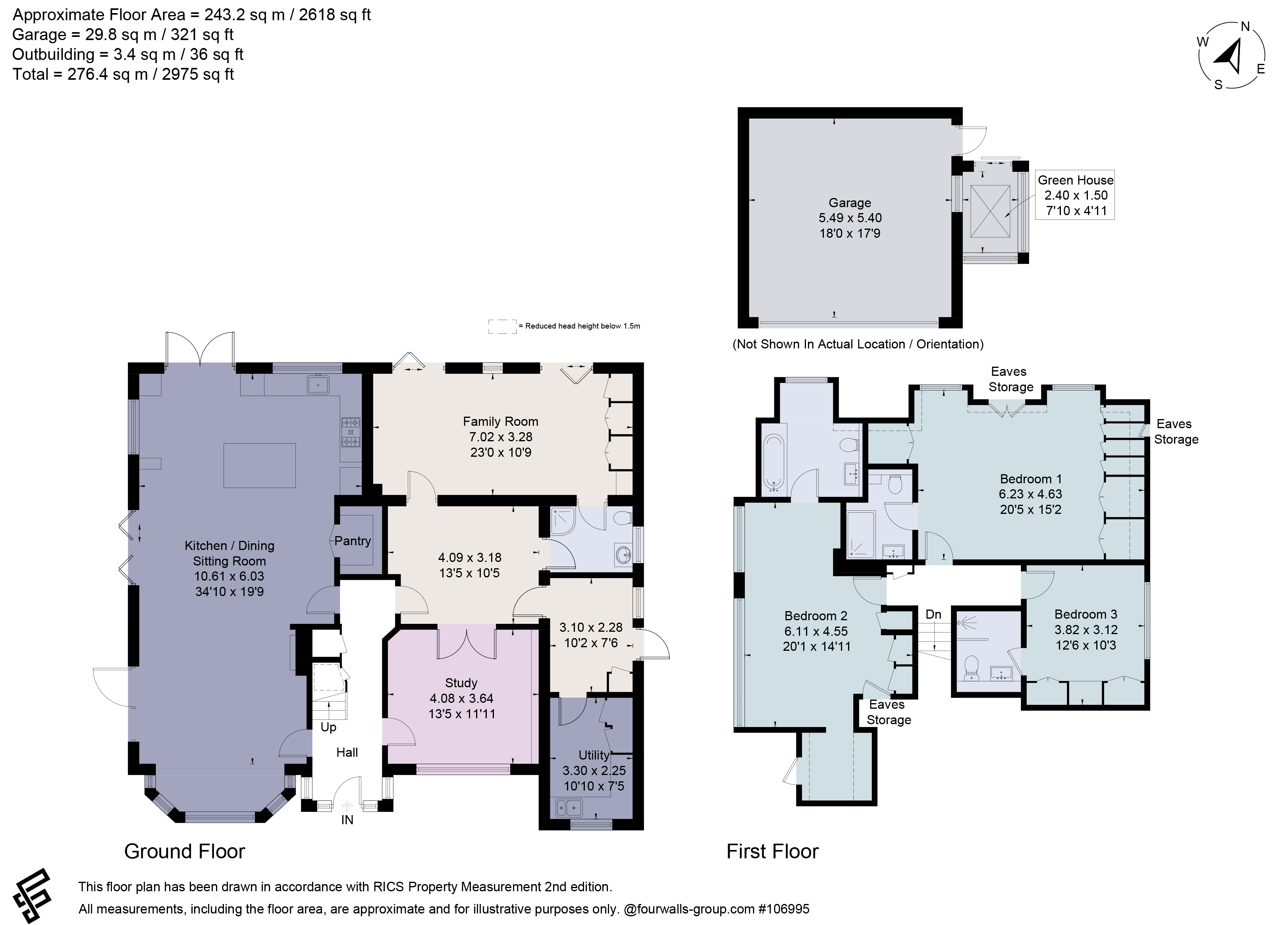 65, Charlwood Drive, Leatherhead floorplan