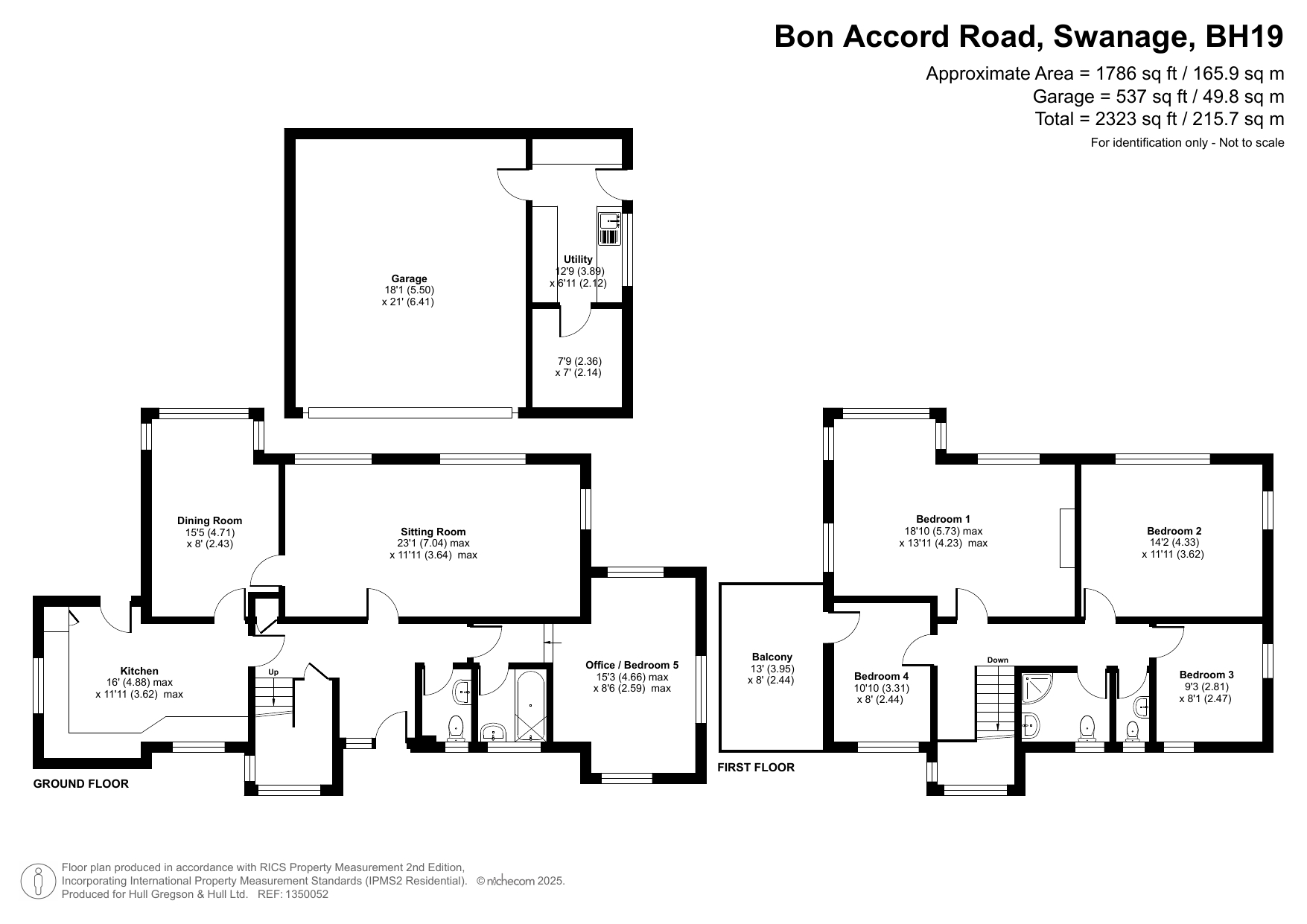 12 Bon Accord Road, Swanage floorplan