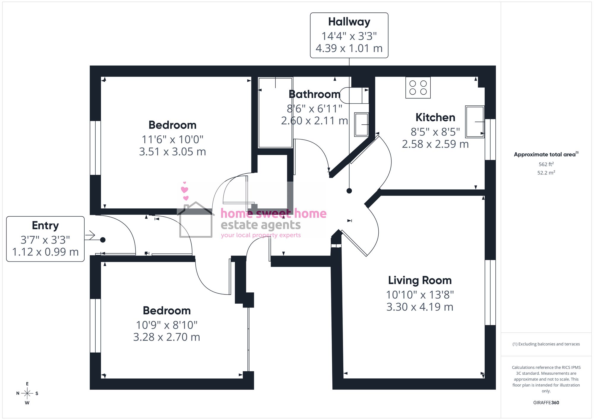 9 Woodlands View, Inverness floorplan