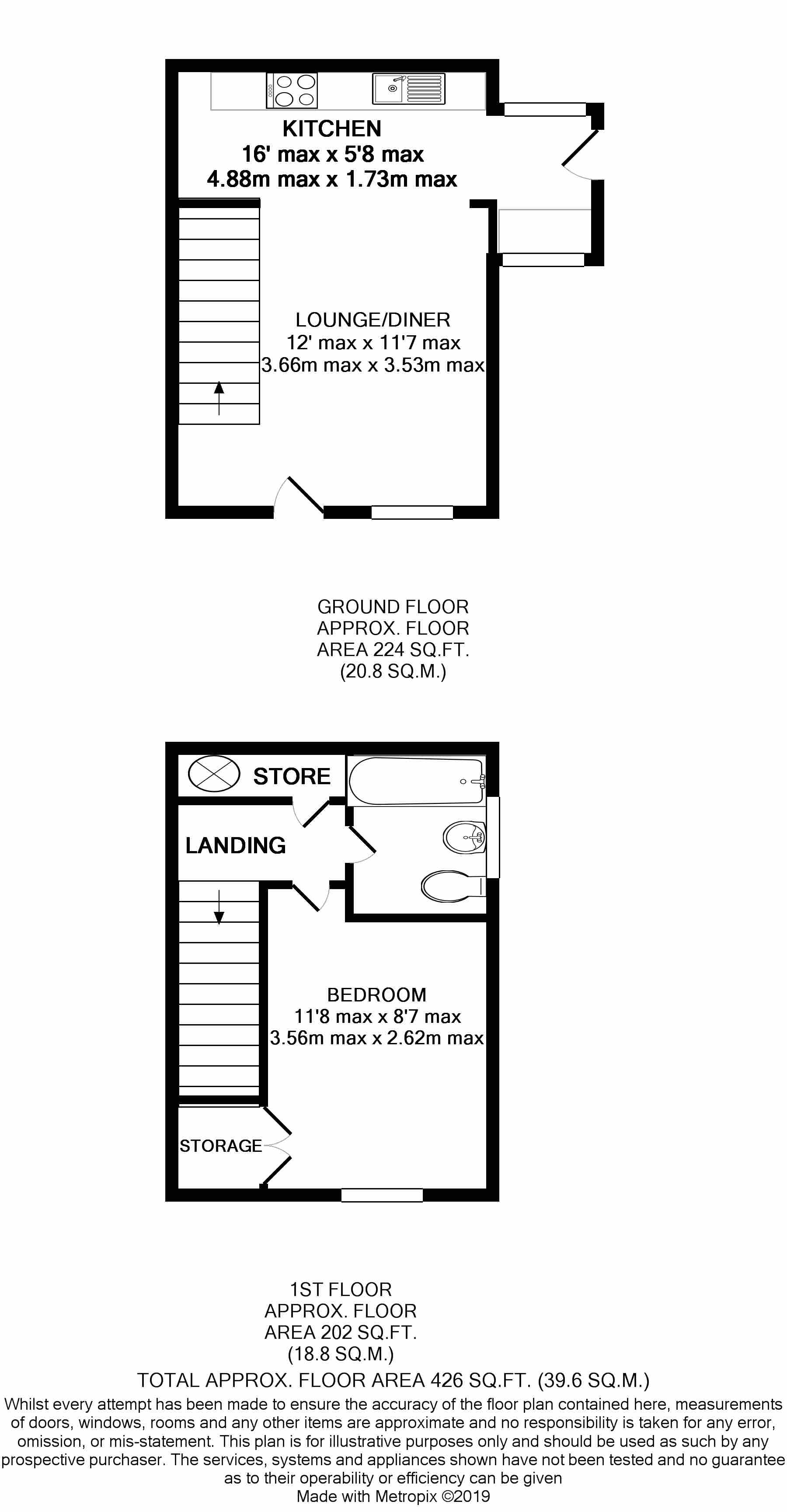 1 Bedrooms Semi-detached house for sale in Tucker Road, Ottershaw, Surrey KT16