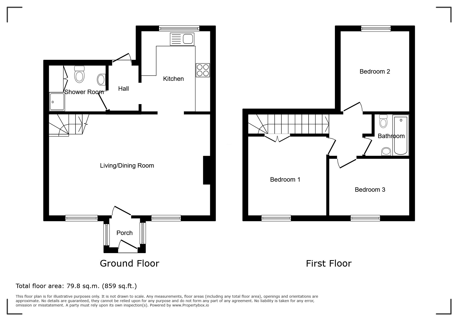 1 Star Cottages,, Camp Road, Isle of Wight floorplan