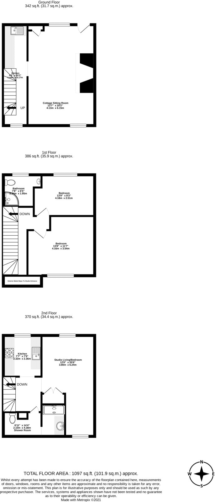 Gallery Cottage,, Linney, Shropshire floorplan