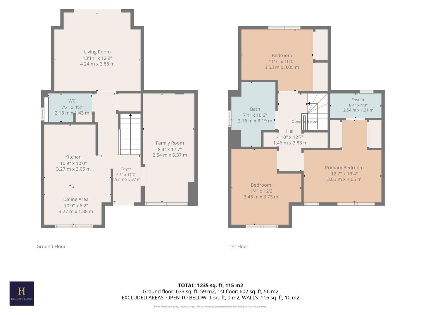 6, Birchwood Crescent, Cambuslang floorplan