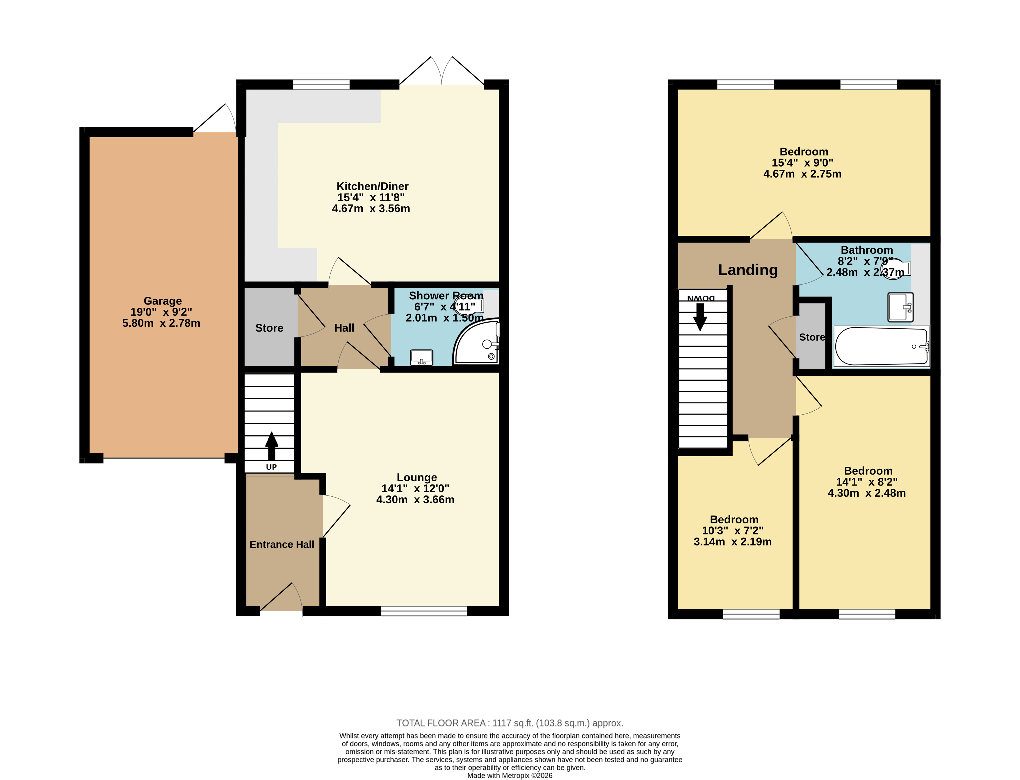 15, Kingfisher Close, Kent floorplan